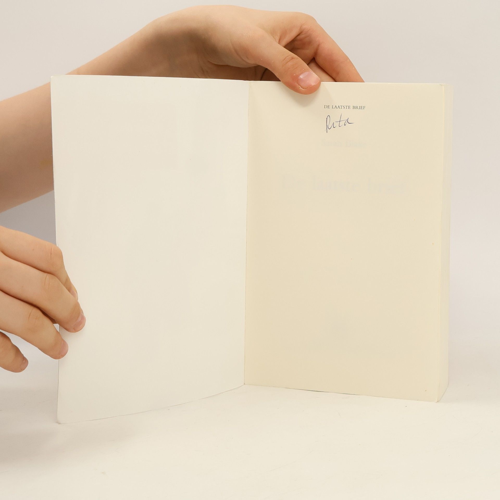 Sarah Blake De laatste brief