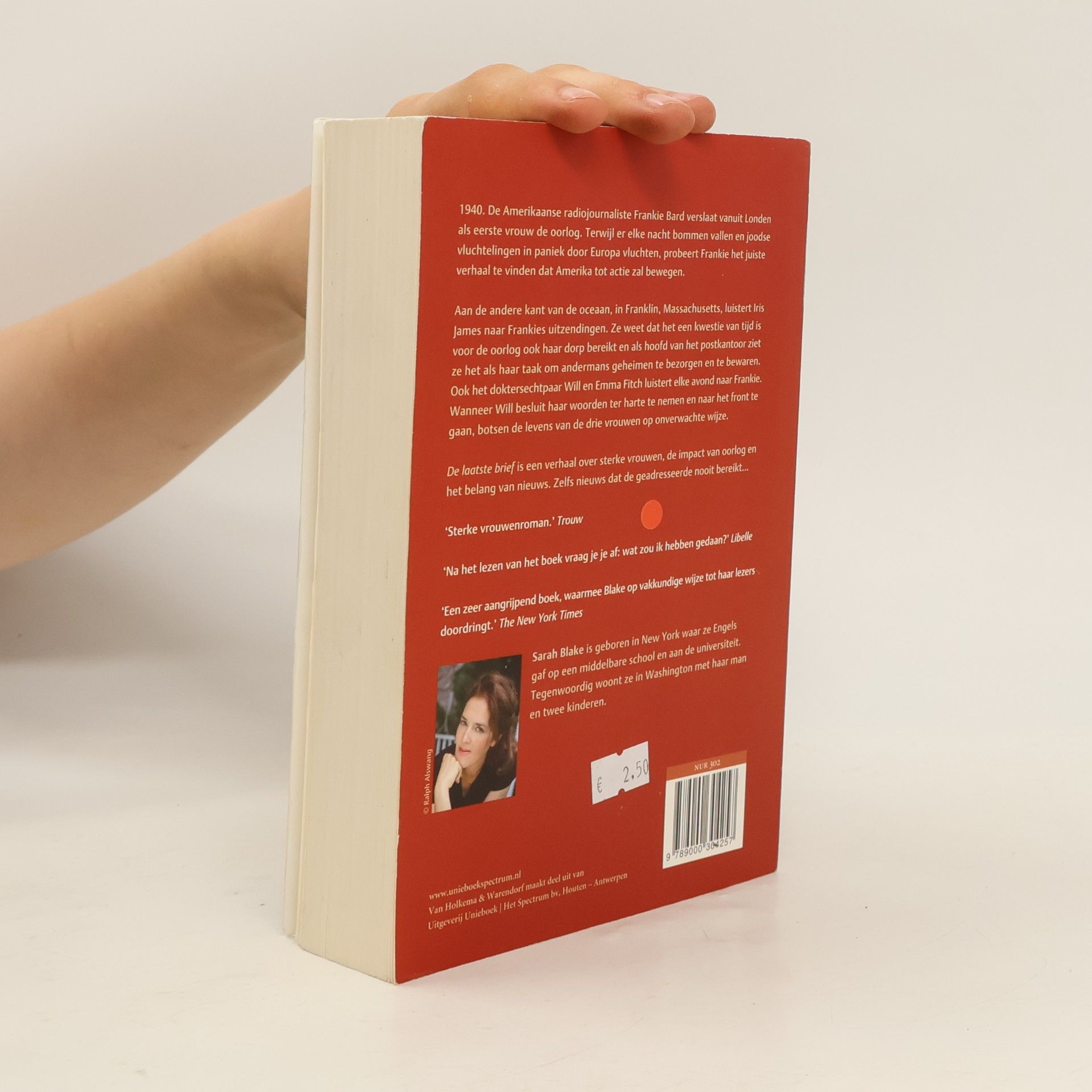 Sarah Blake De laatste brief
