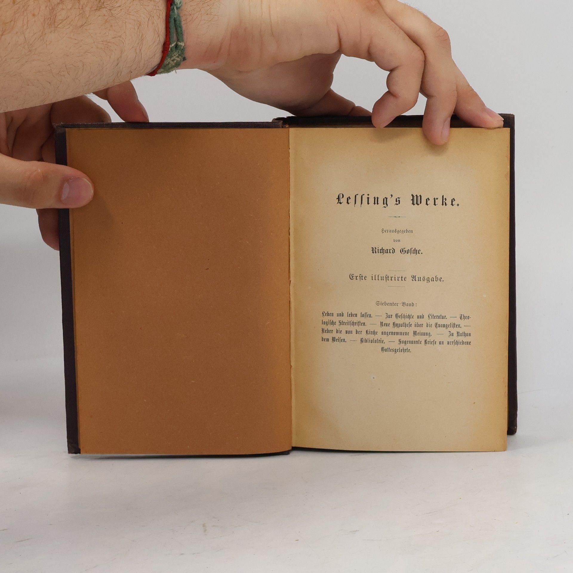 Richard Gosche Lessing's Werke 7