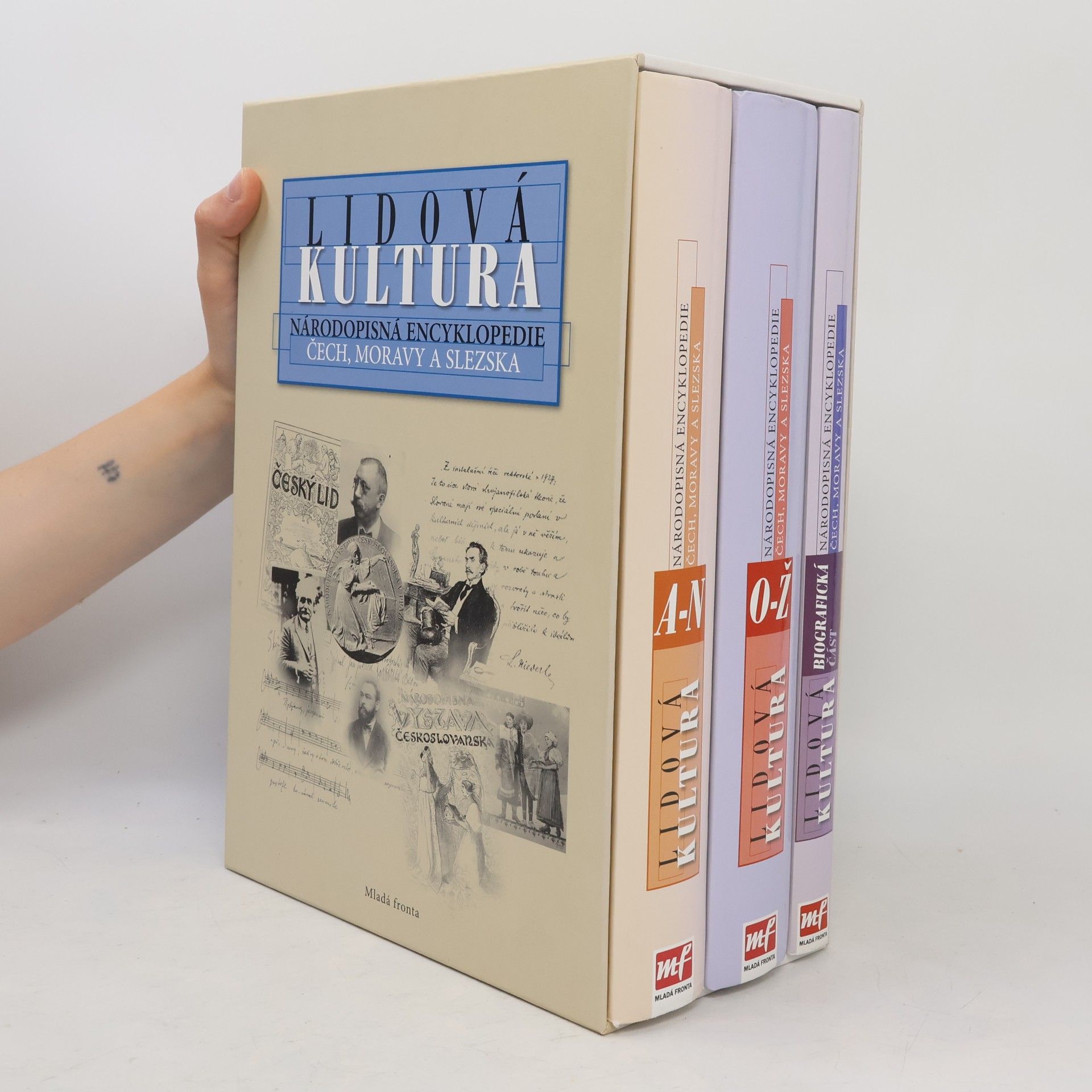 Kolektív autorov Lidová kultura: národopisná encyklopedie Čech, Moravy a Slezska. Biografická + věcná část (A-N, O-P) komplet