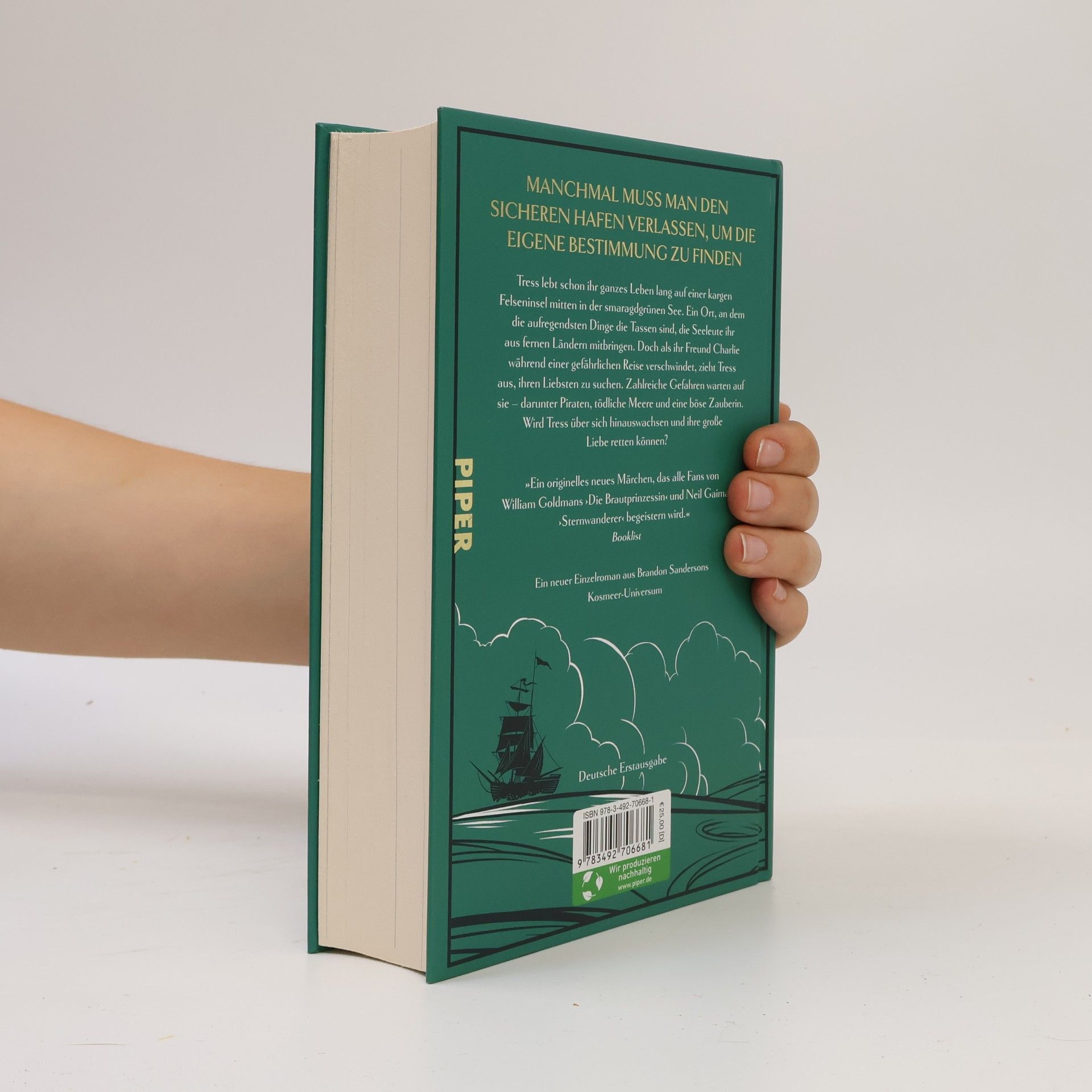 Brandon Sanderson Weit über der smaragdgrünen See