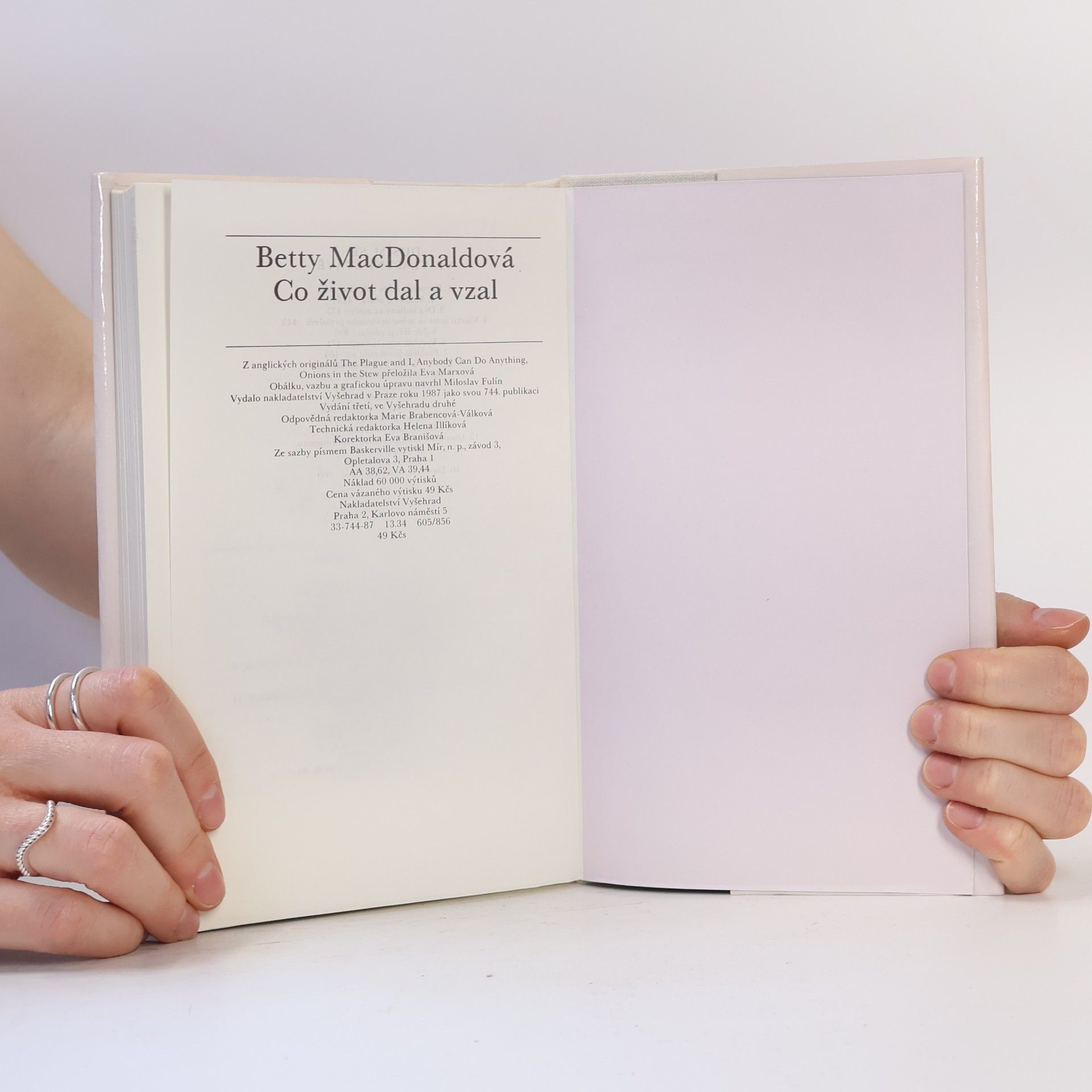Betty MacDonald Co život dal a vzal
