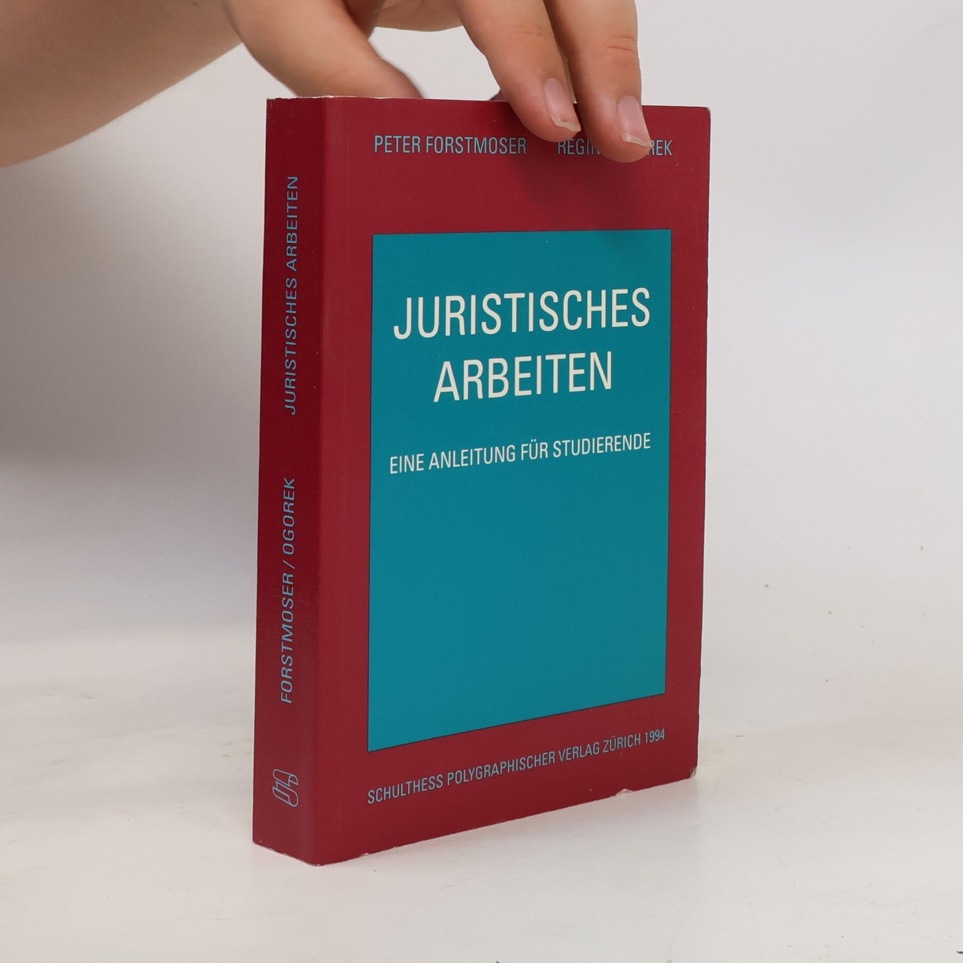 Regina Ogorek Juristisches Arbeiten