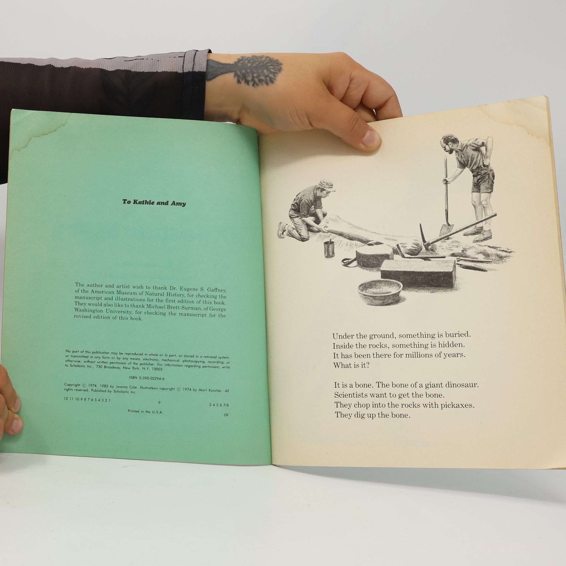Joanna Cole Dinosaur Story