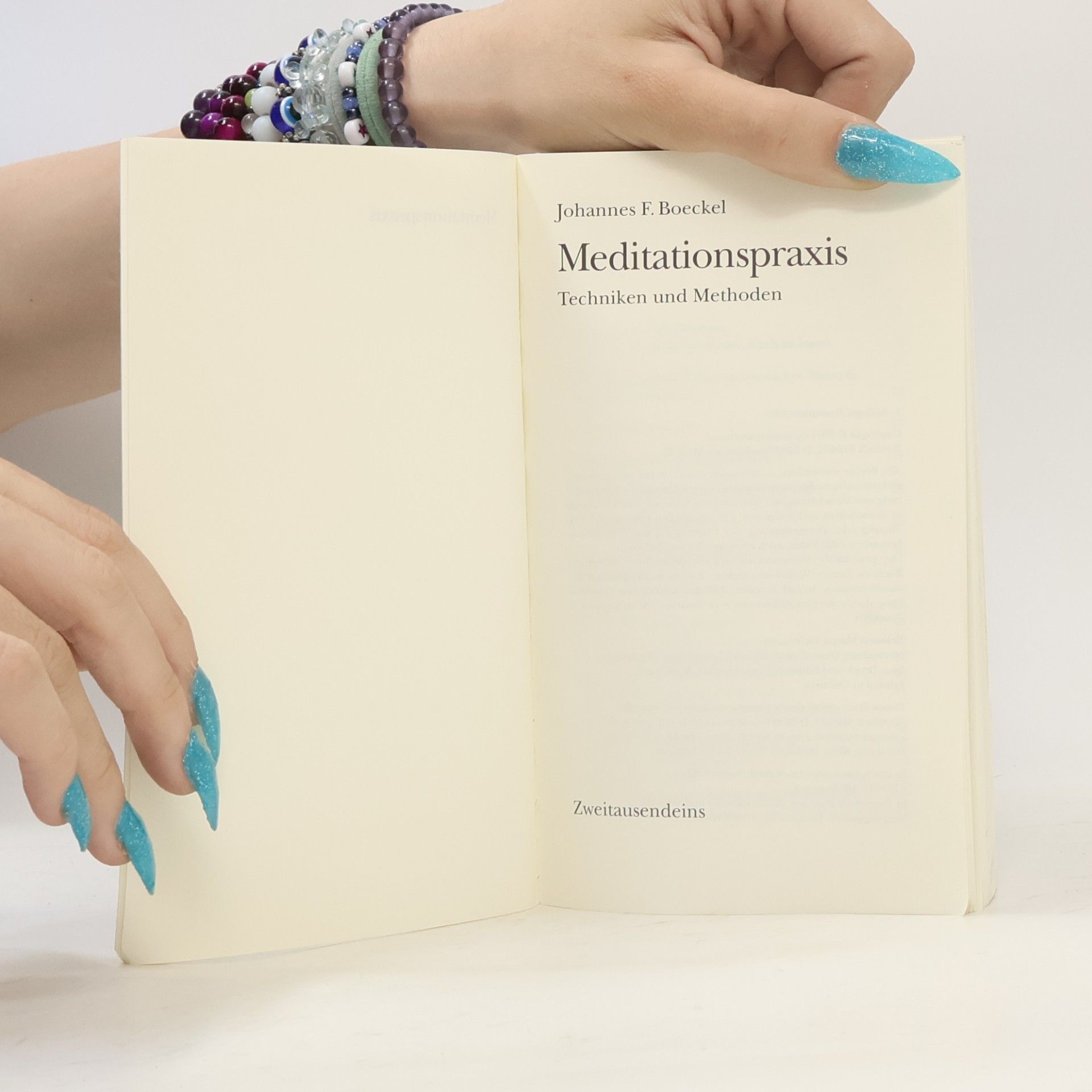 Johannes F. Boeckel Meditationspraxis