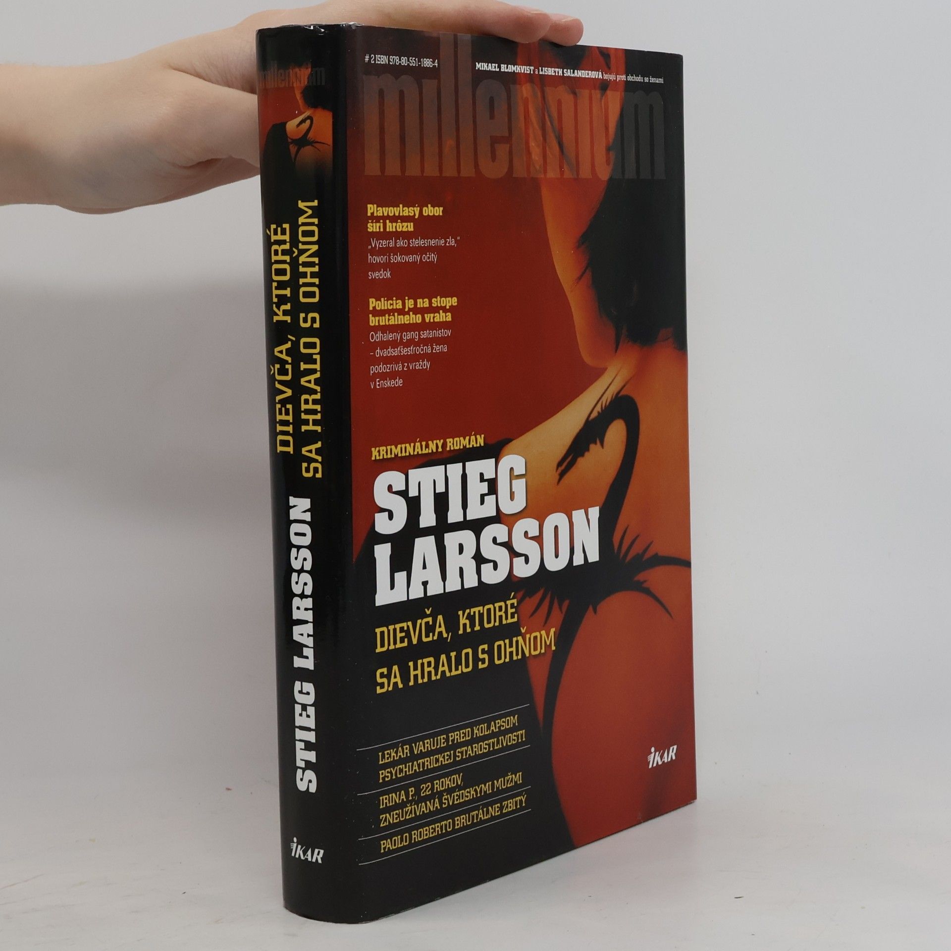 Stieg Larsson Dievča, ktoré sa hralo s ohňom