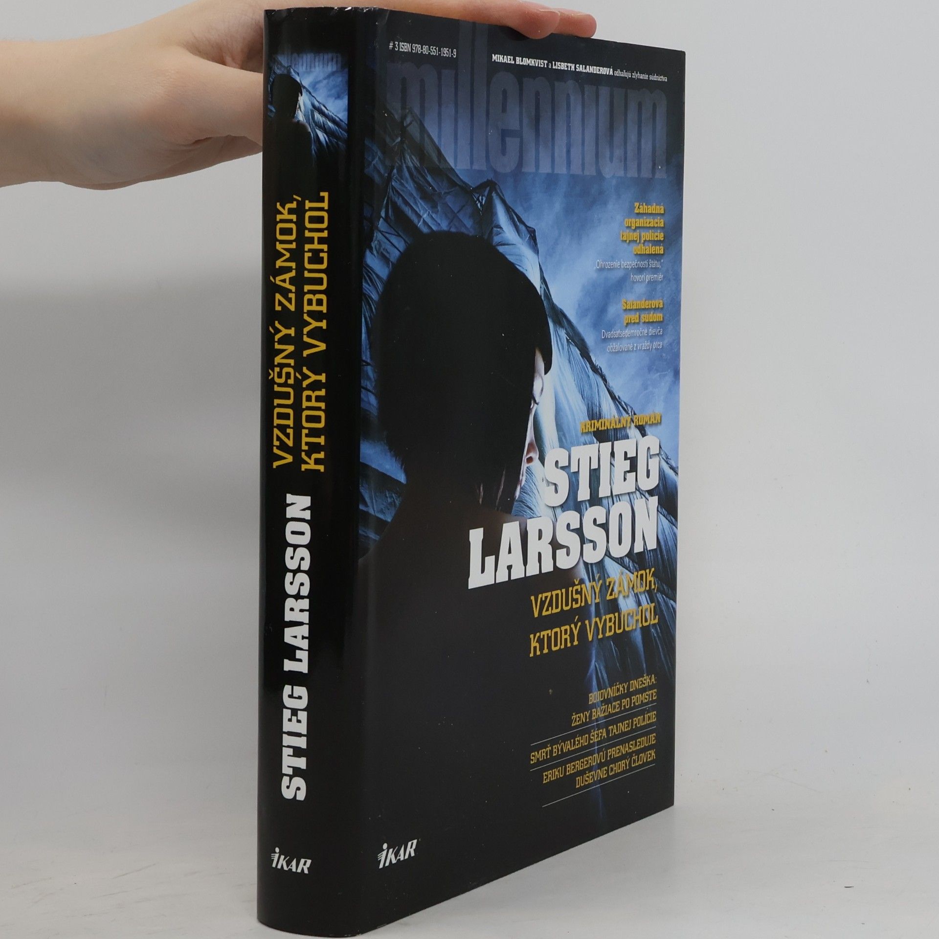 Stieg Larsson Vzdušný zámok, ktorý vybuchol