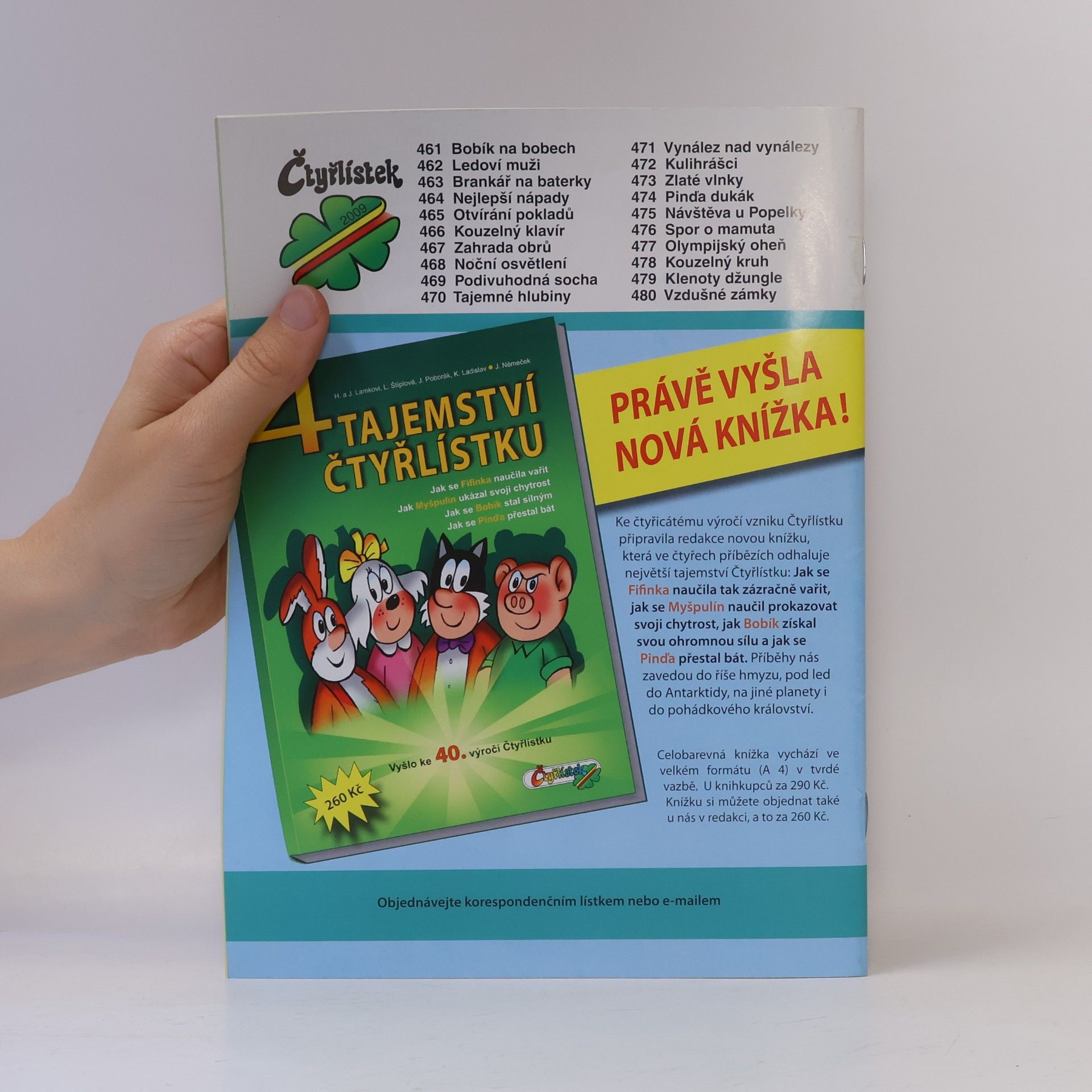 Kolektiv autorů Čtyřlístek 469, 9/2009. Podivuhodná socha