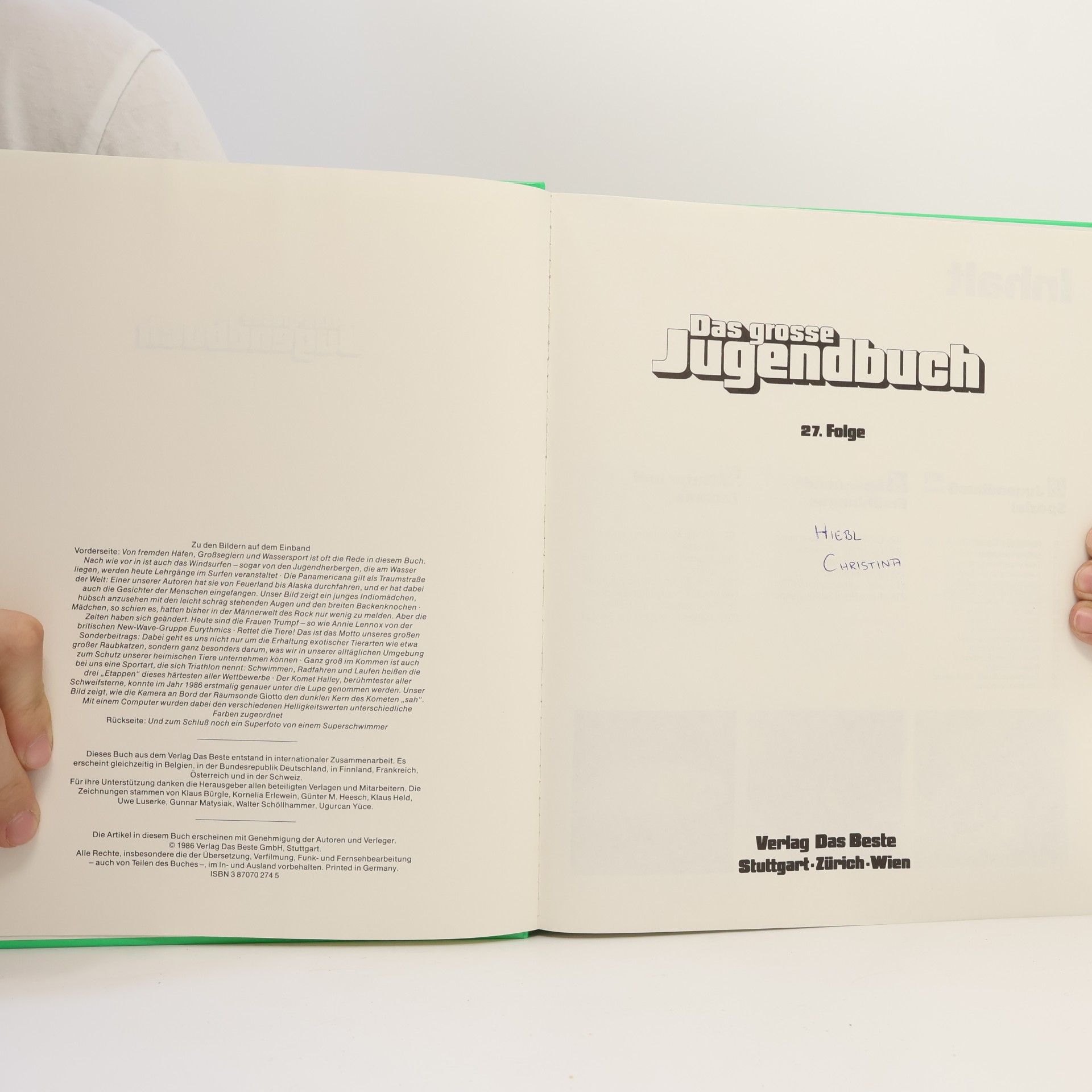 Autorenkollektiv Das große Jugendbuch