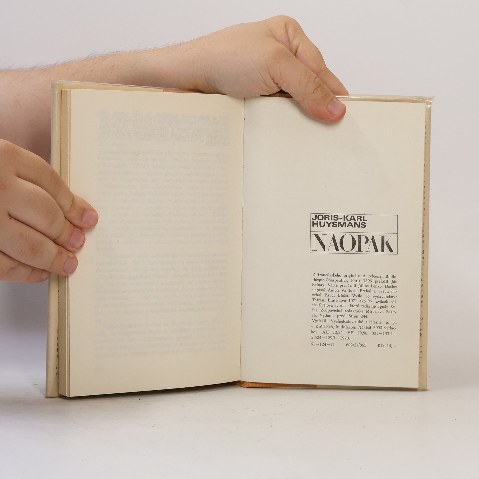Joris-Karl Huysmans Naopak