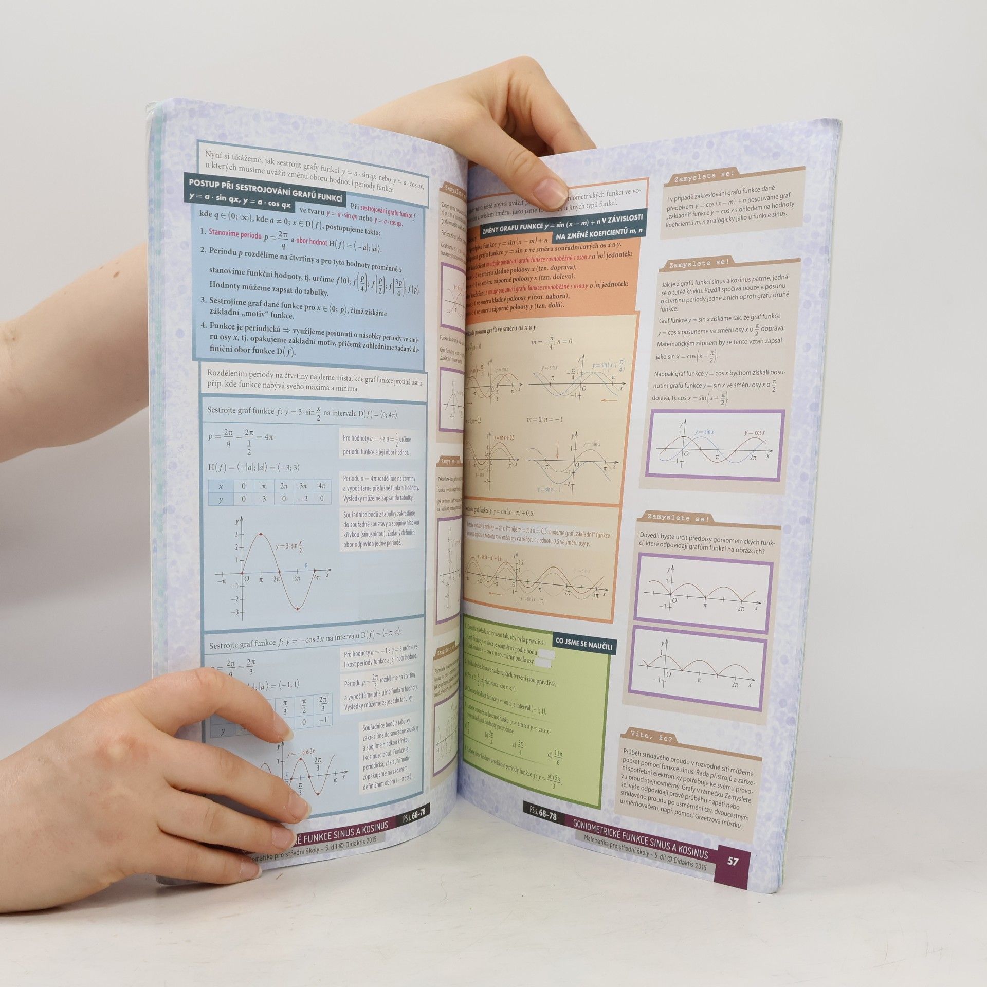 Michaela Cizlerová Matematika pro střední školy. 5. díl, Funkce II