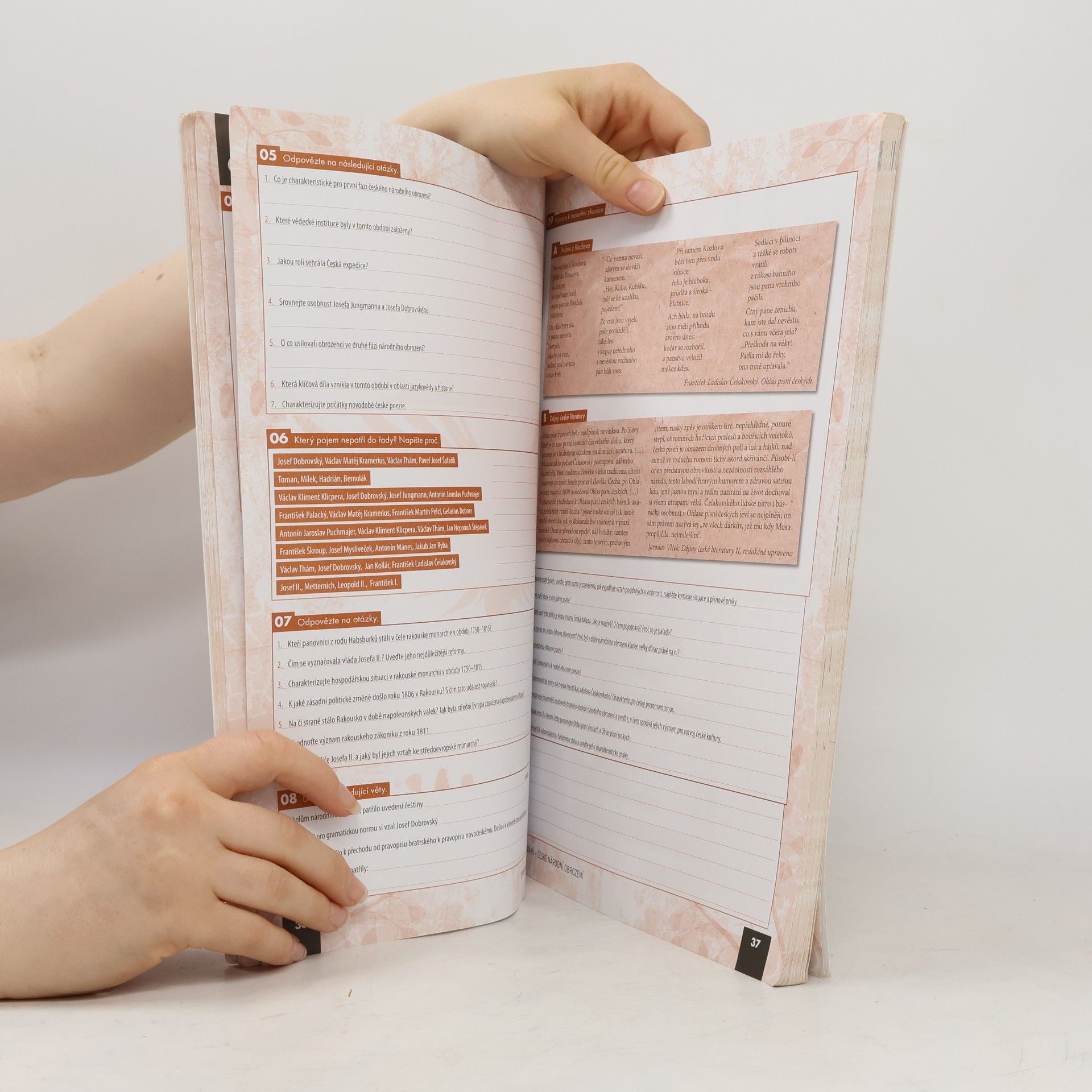AA.VV. Literatura pro 2. ročník středních škol. Pracovní sešit