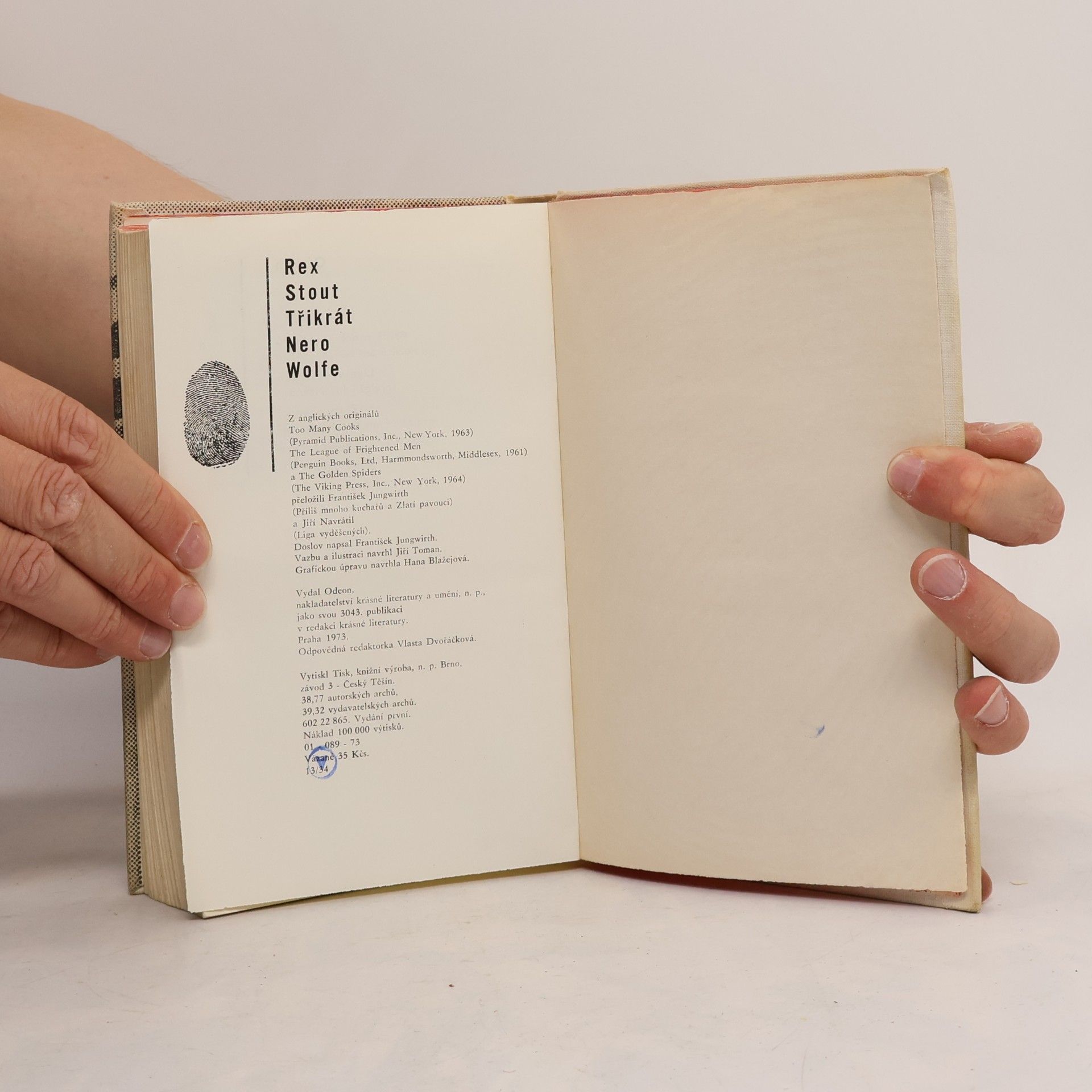 Rex Stout 3x Nero Wolfe