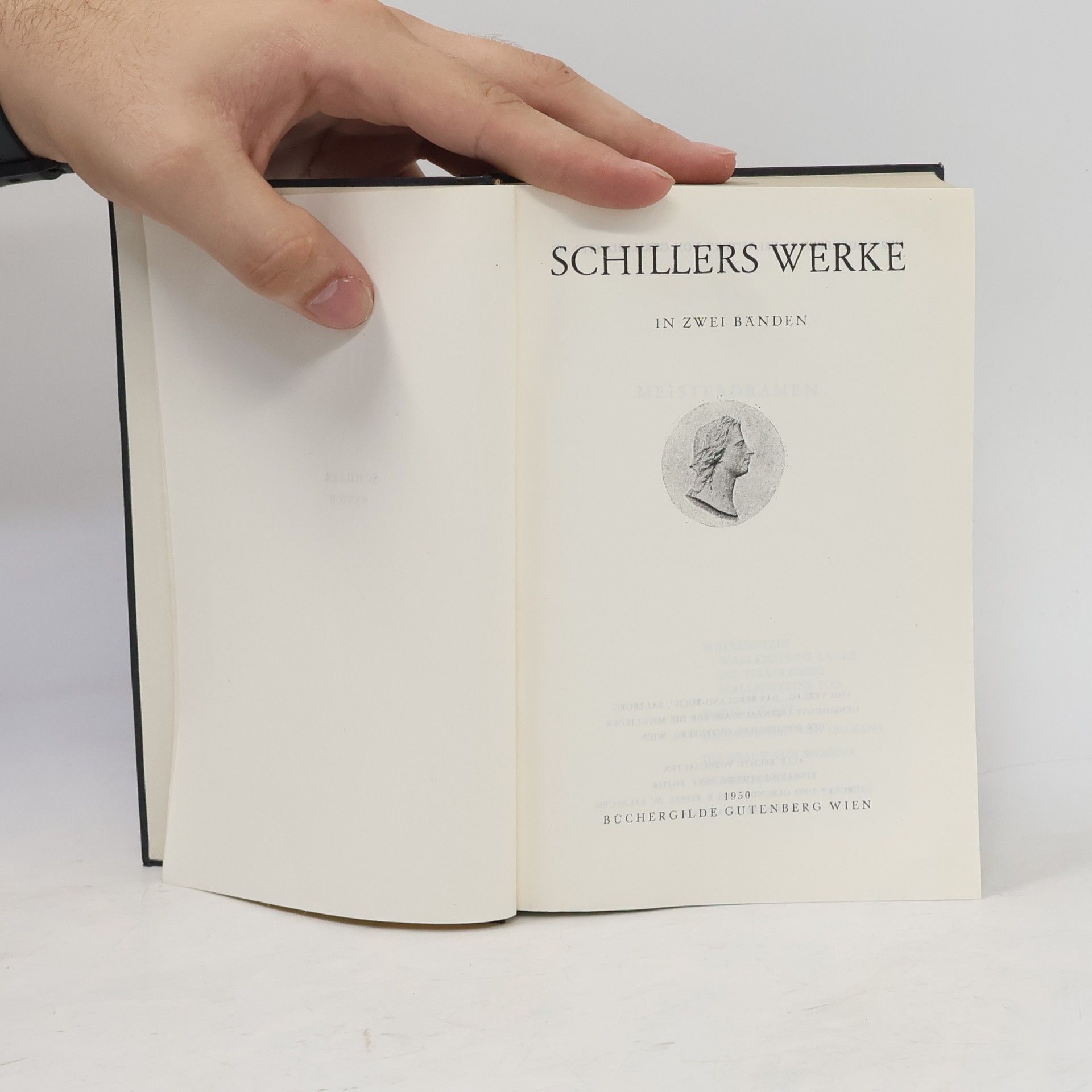 Friedrich Schiller Schillers Werke Band II