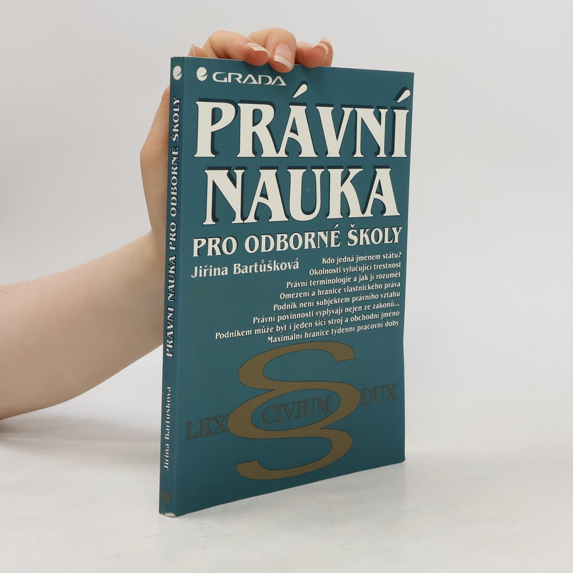 Jiřina Bartůšková Právní nauka pro odborné školy