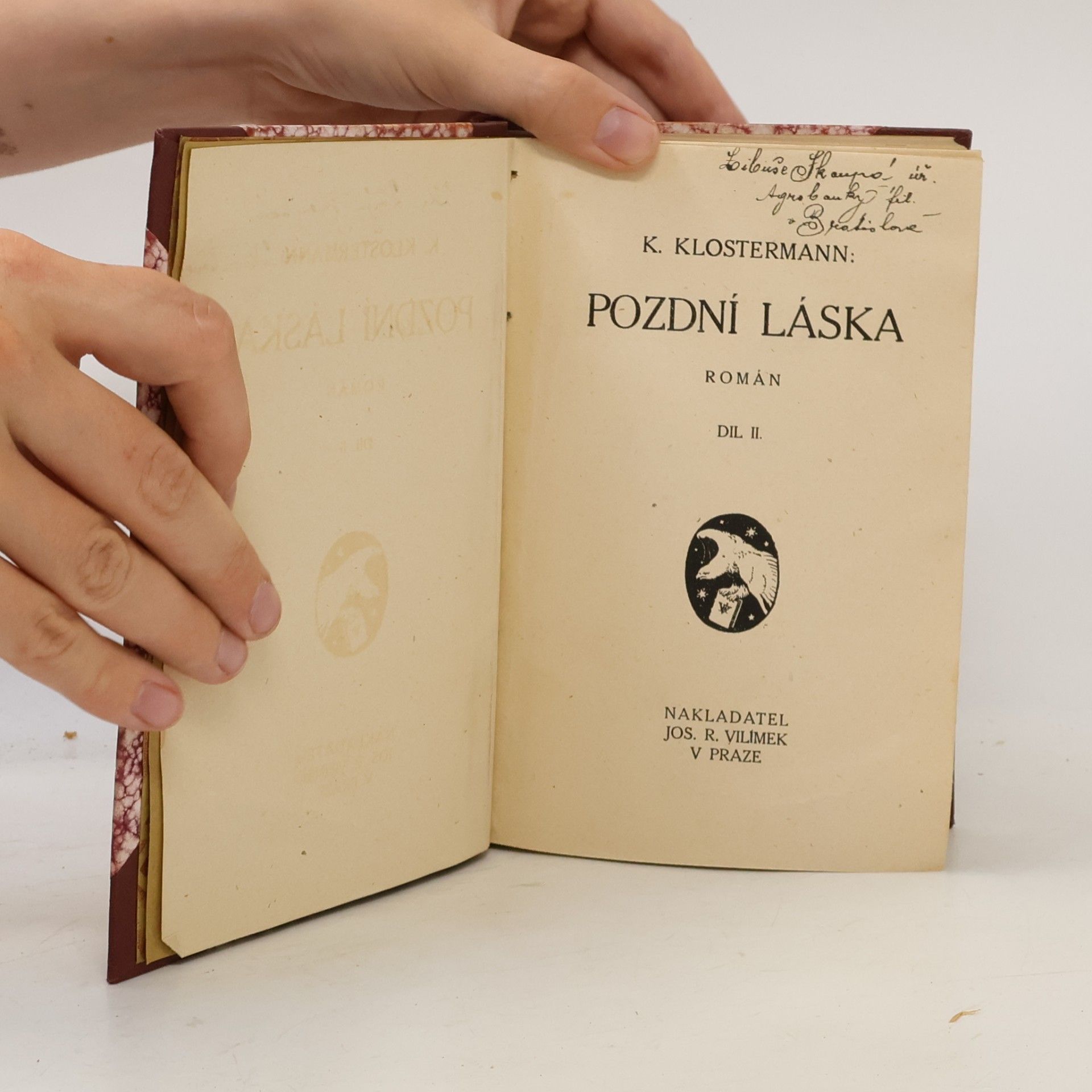 Karel Klostermann Pozdní láska II. díl