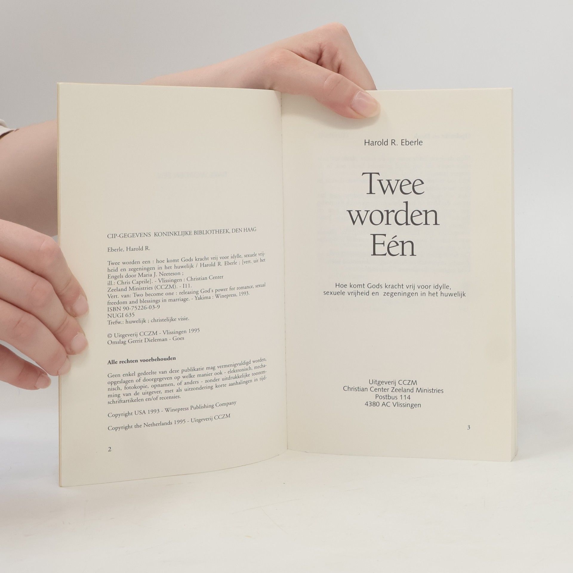 Harold R. Eberle Twee worden Eén