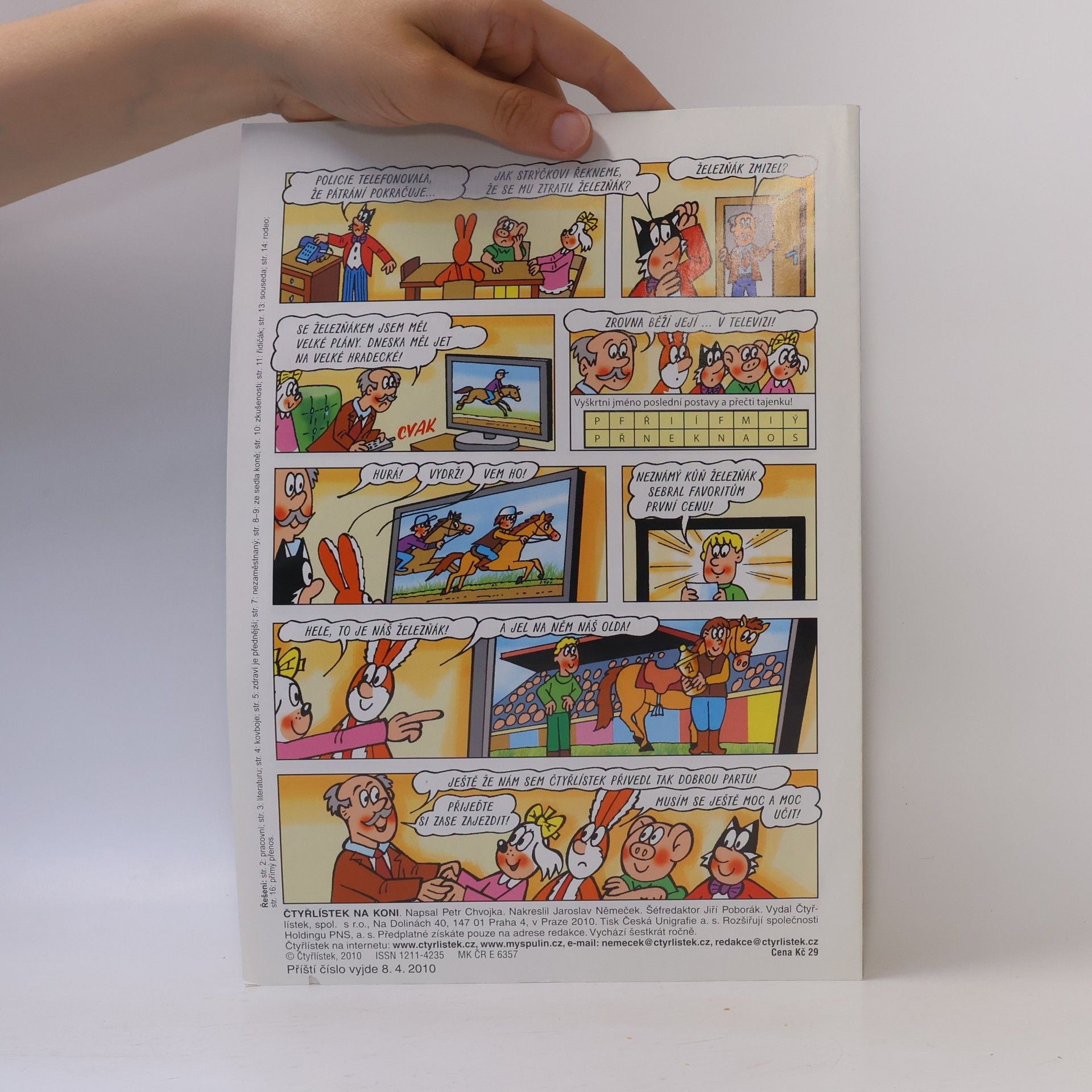 Petr Chvojka Čtyřlístek speciál 1/2010