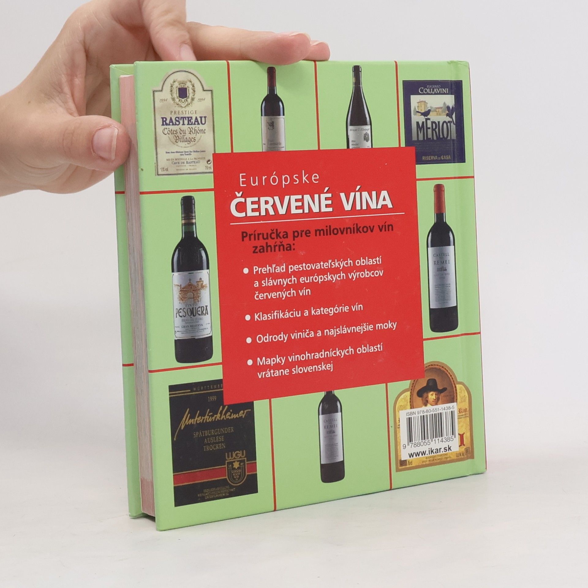 Kolektiv autorů Európske červené vína