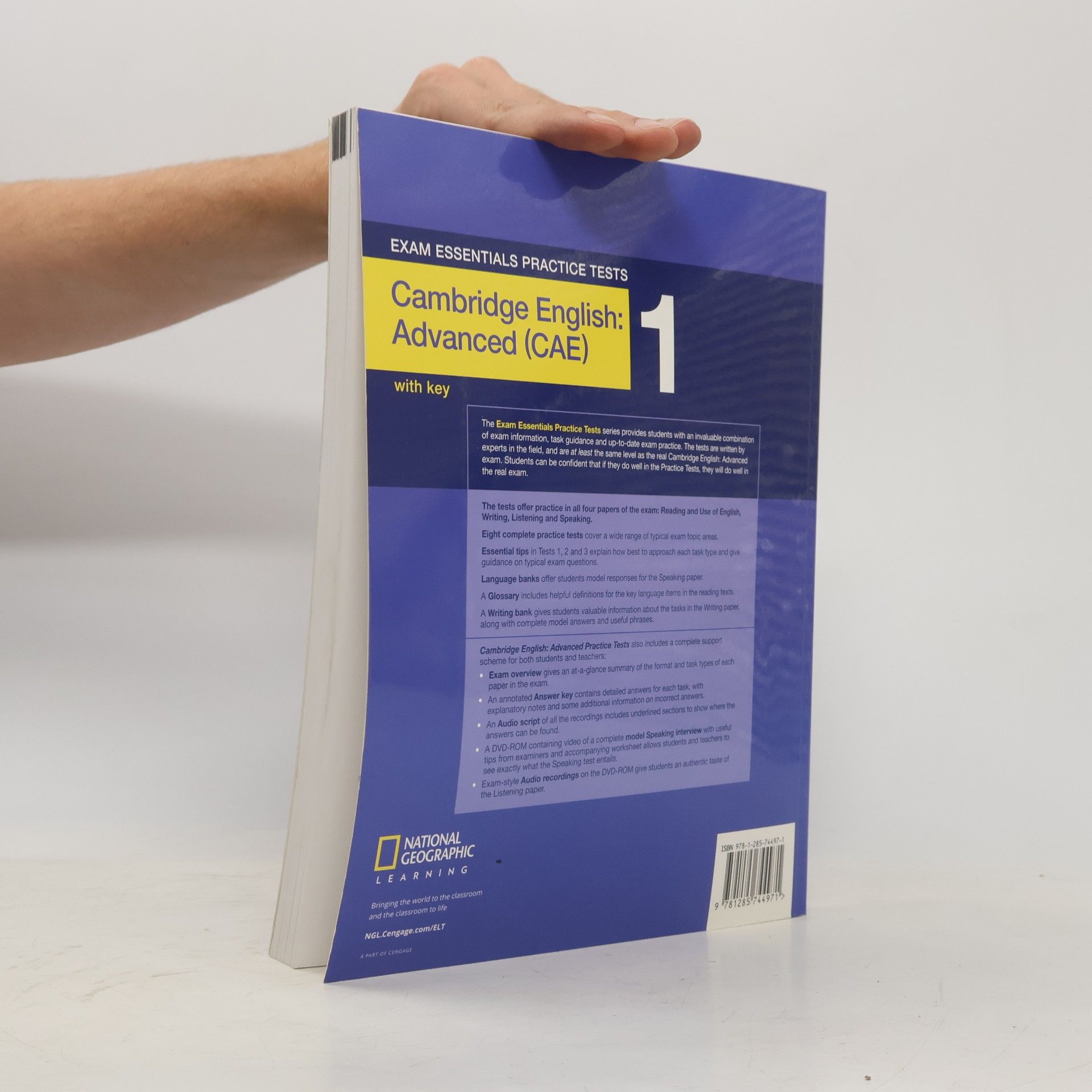 Collectif d'auteurs Exam Essentials Practice Tests: Cambridge English: Advanced (CAE) 1 with DVD-ROM with Key