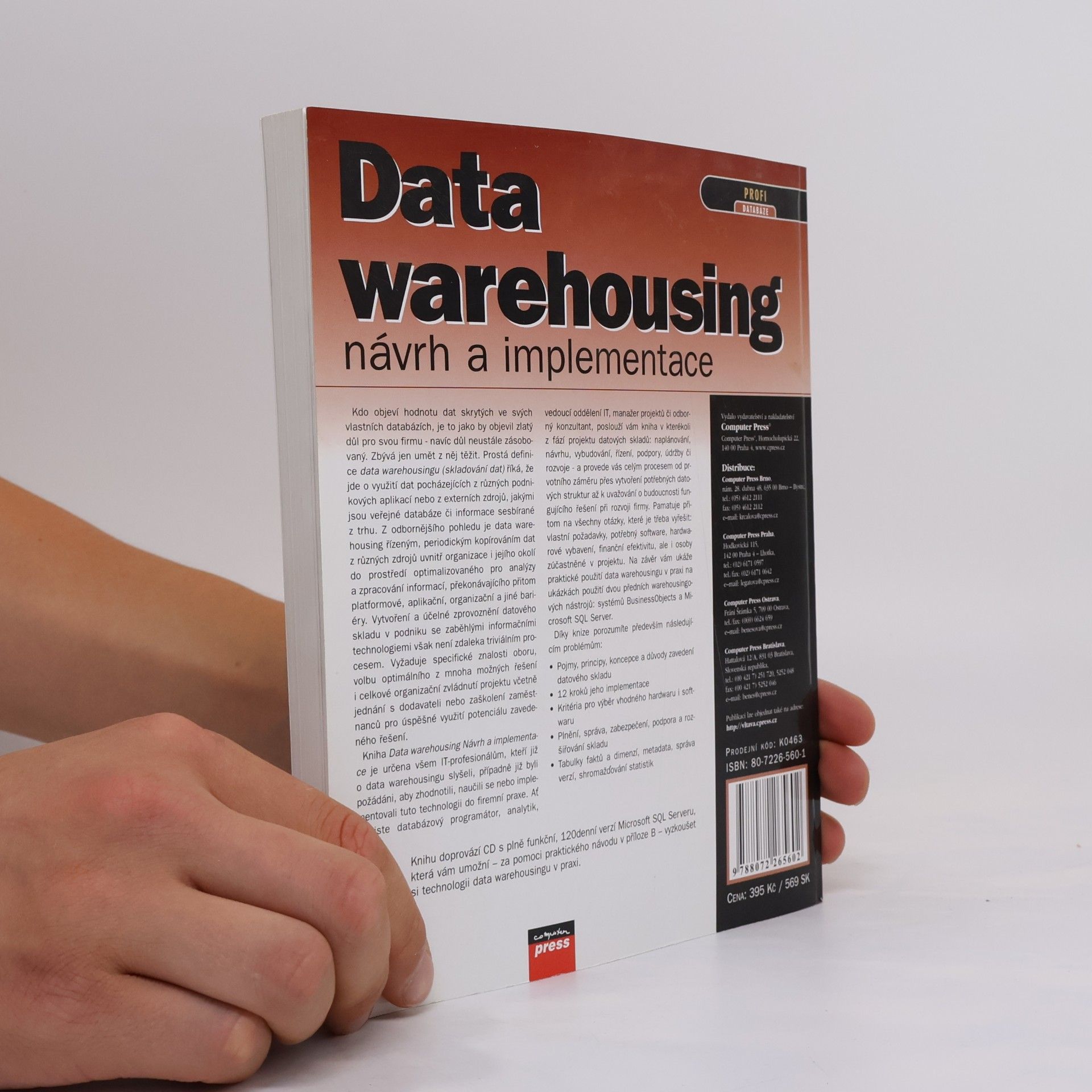 Mark Humphries Data warehousing : návrh a implementace