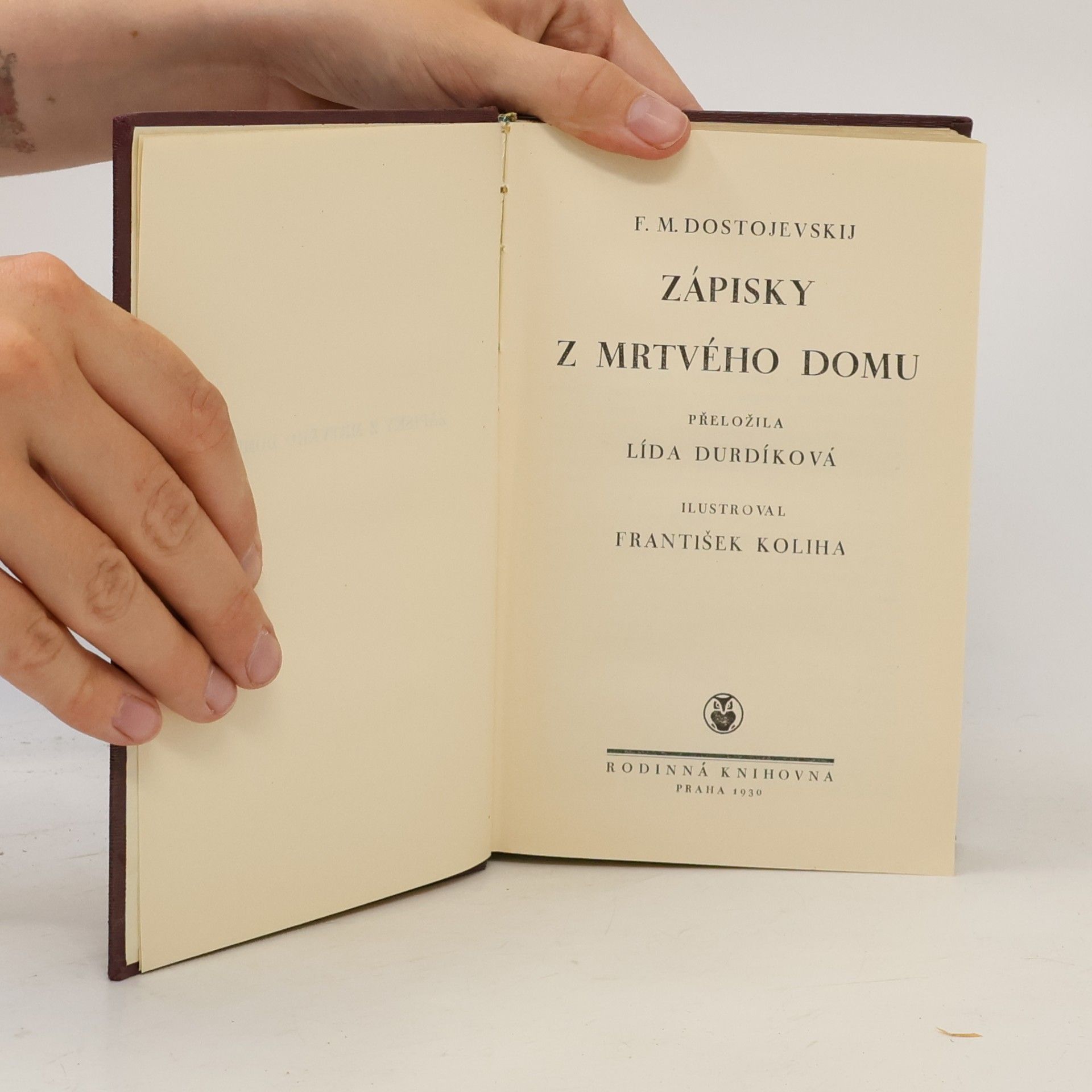 Fyodor Dostoyevsky Zápisky z mrtvého domu