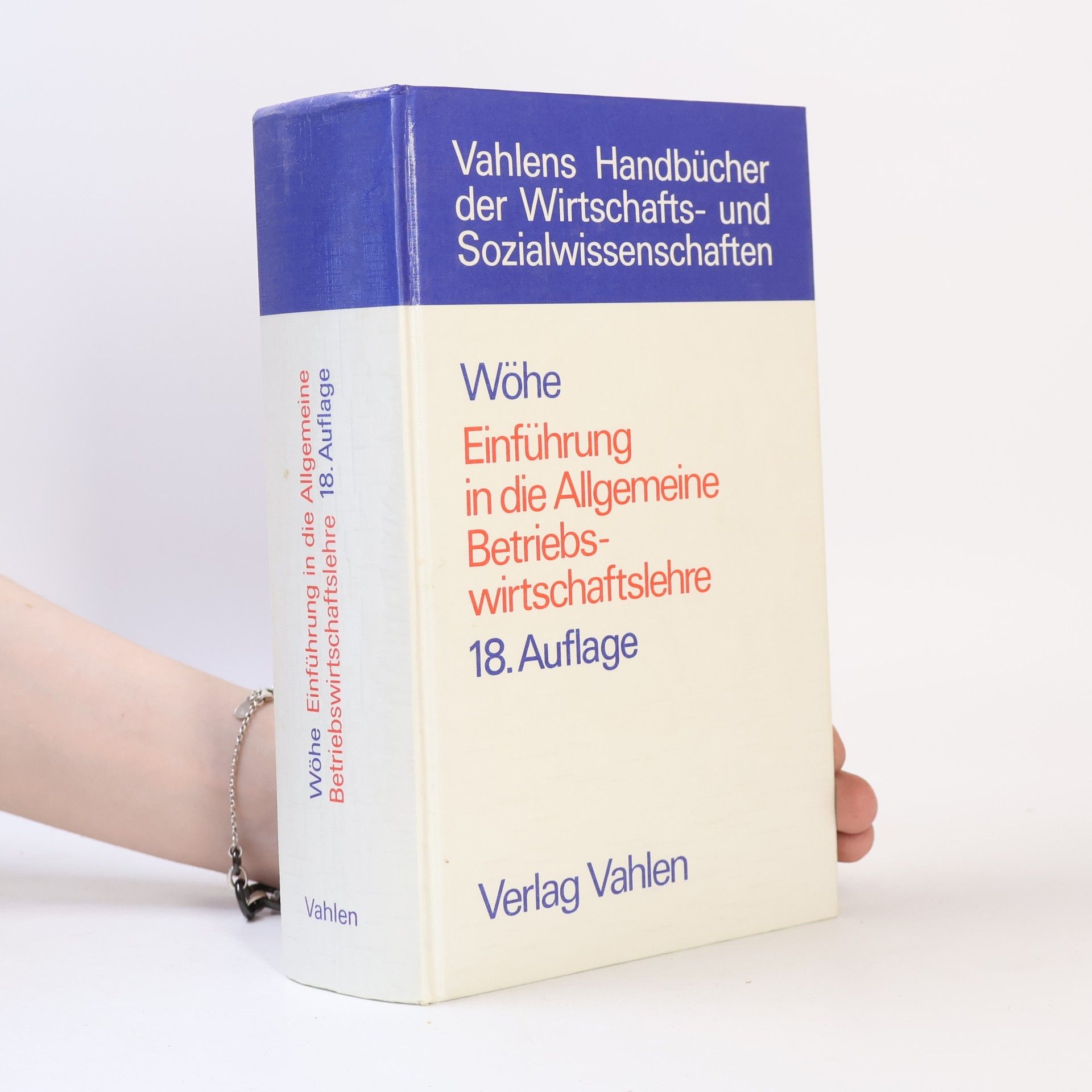 Günter Wöhe Einführung in die allgemeine Betriebswirtschaftslehre