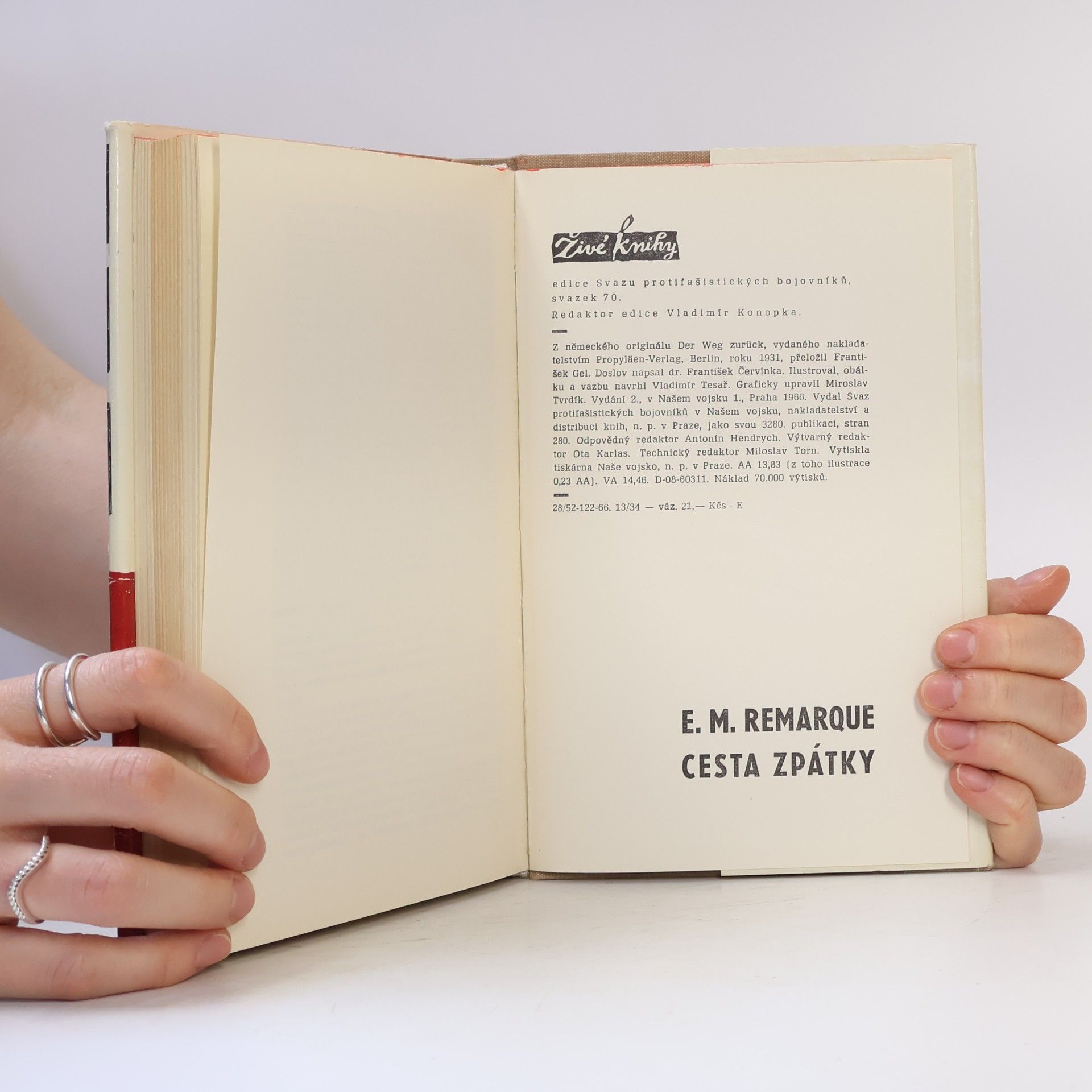 Erich Maria Remarque Cesta zpátky