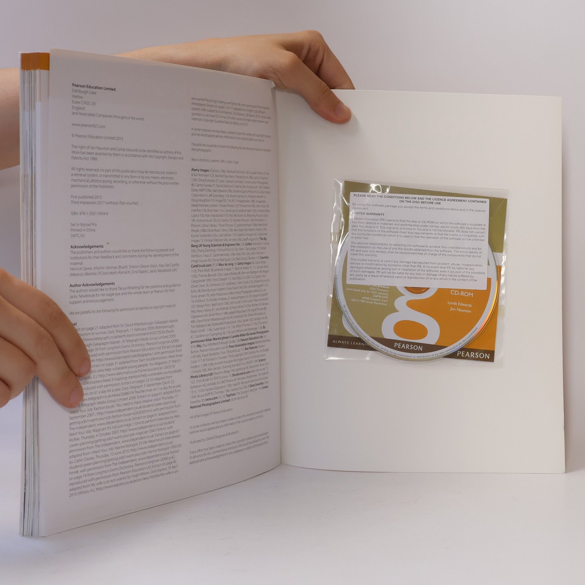 Lynda Edwards Gold Pre-First Coursebook and CD-ROM Pack
