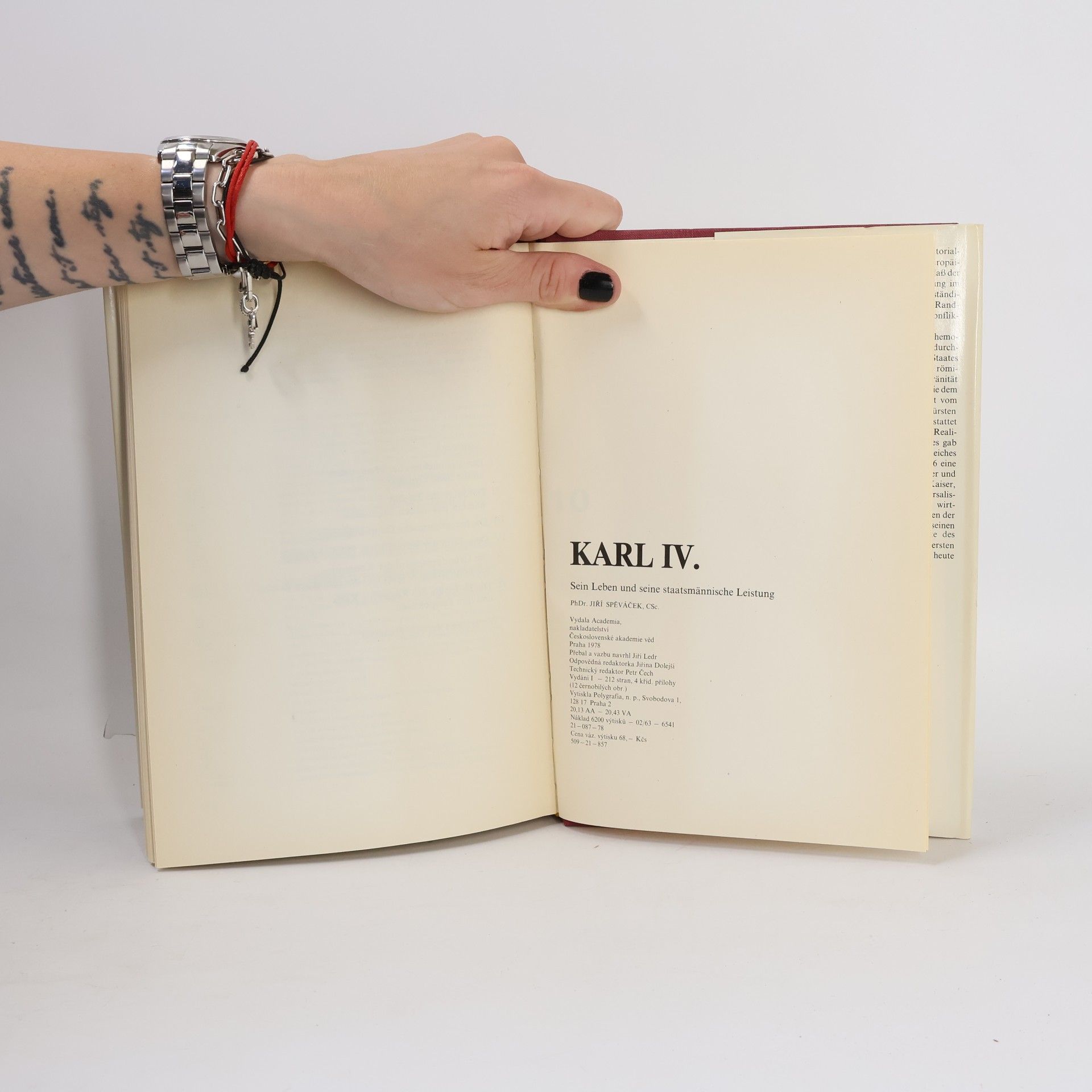 Jiří Spěváček Karel IV. Sein Lieben Und Seine Staatsmännische Leistung