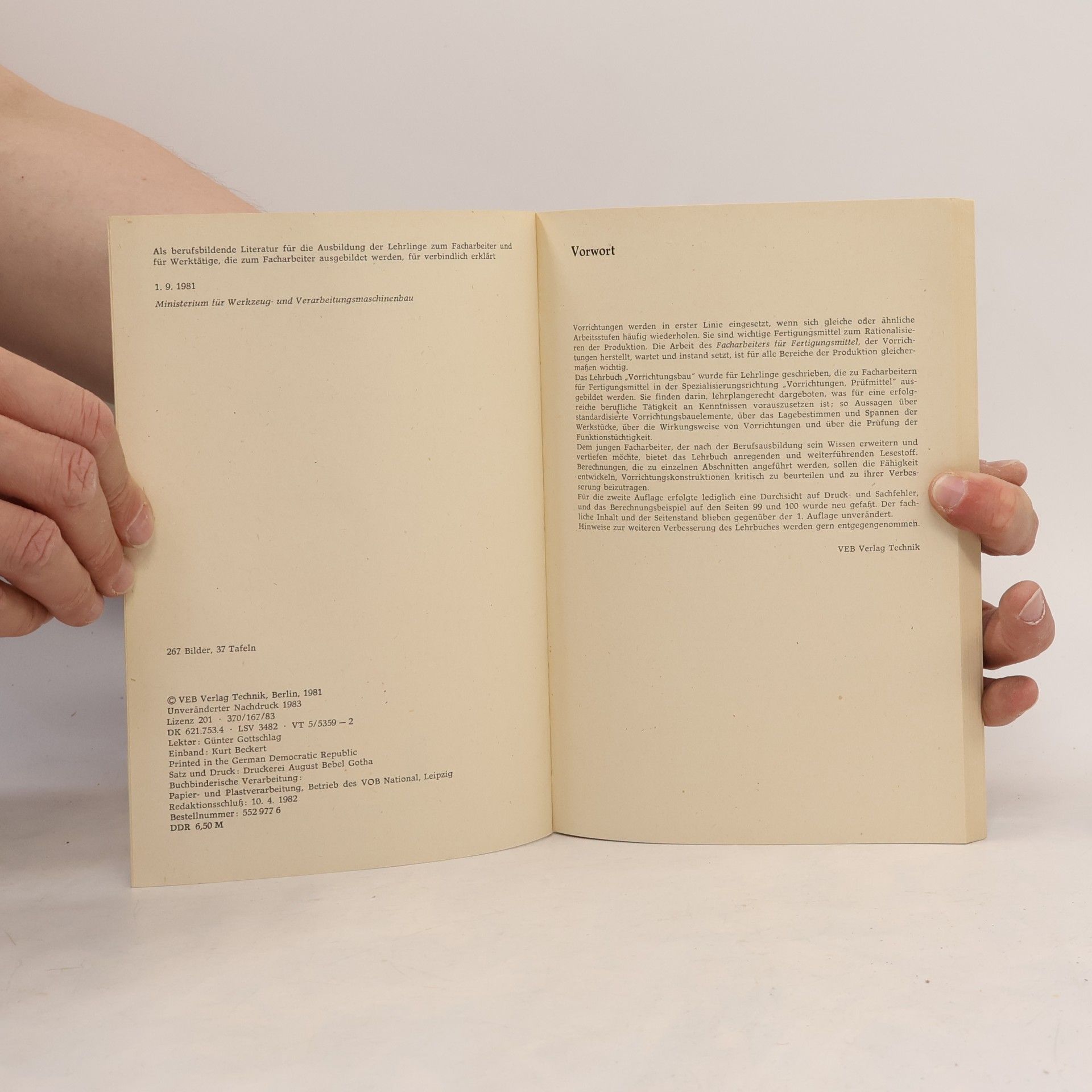 Paul Peter Vorrichtungsbau. Lehrbuch für die Berufsbildung
