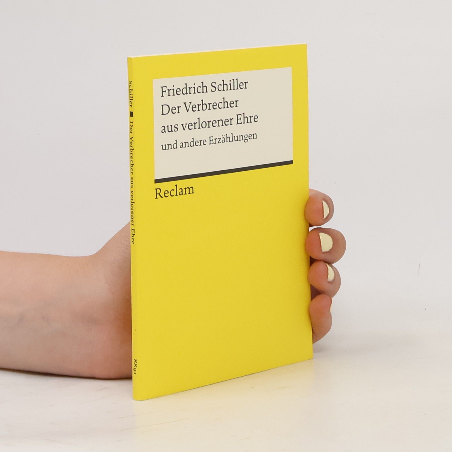 Friedrich Schiller Der Verbrecher aus verlorener Ehre
