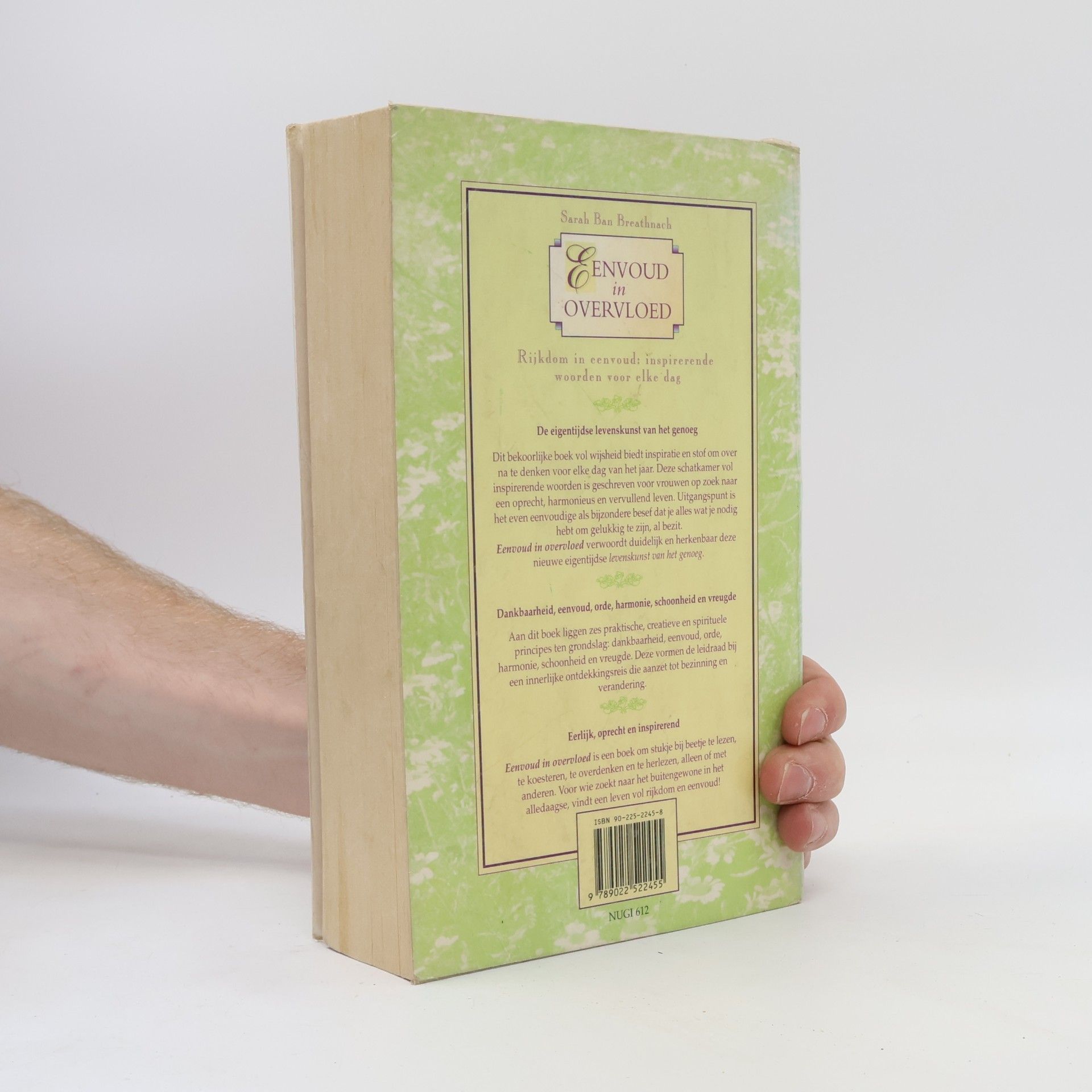 Sarah Breathnach Ban Eenvoud in overvloed