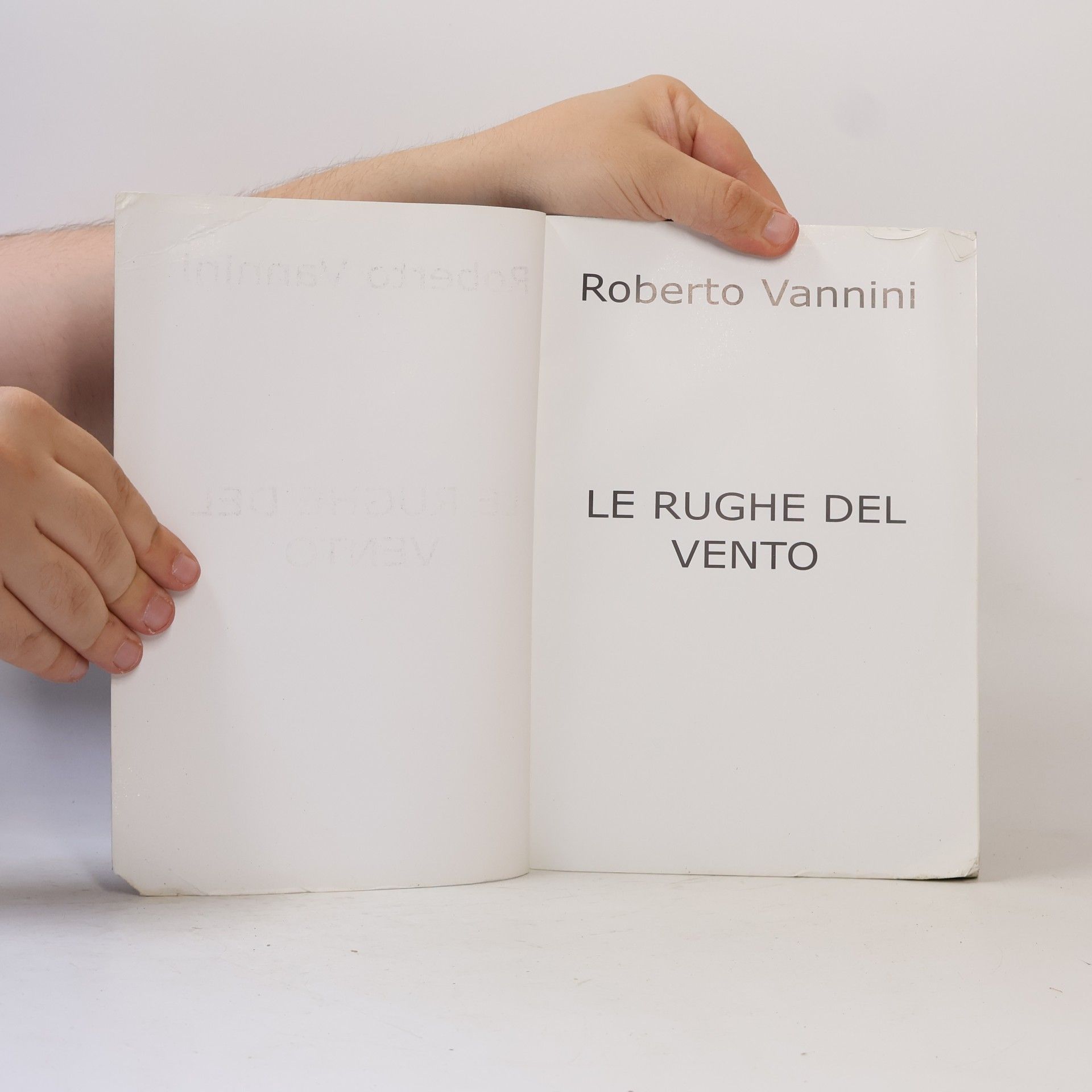 Roberto Vannini Le rughe del vento