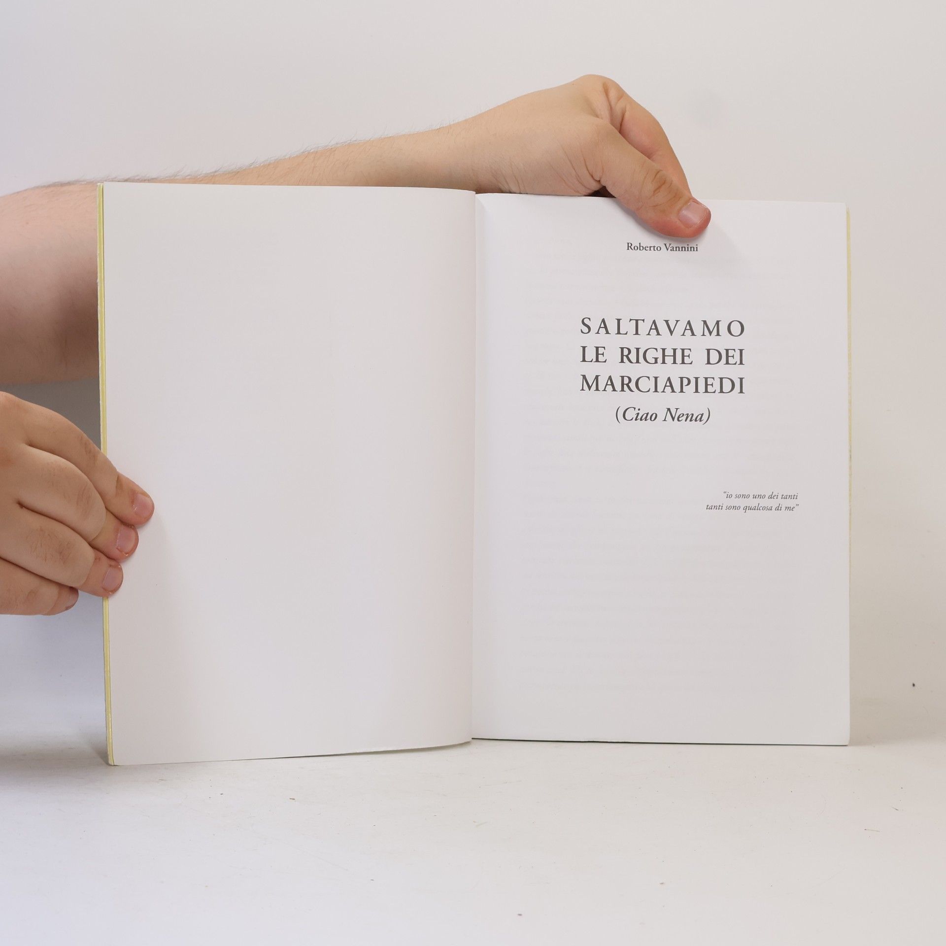 Roberto Vannini Saltavamo le righe dei marciapiedi