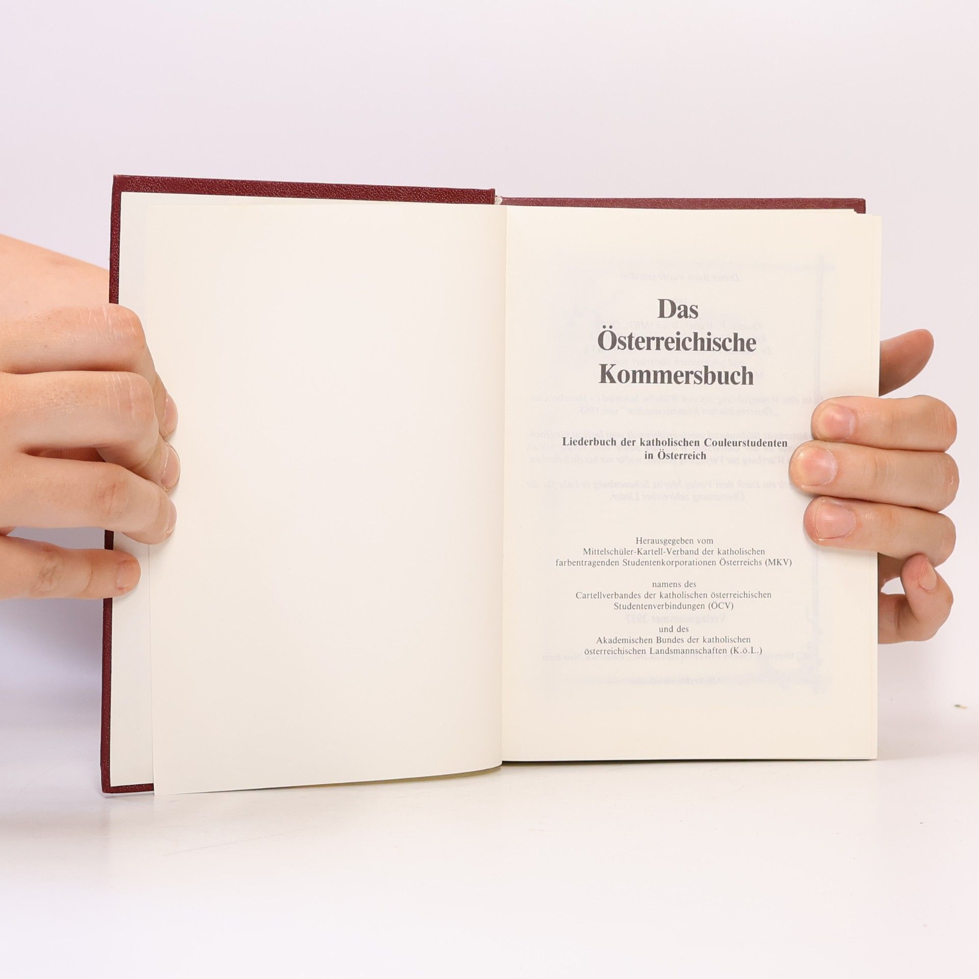 Autores varios Das Österreichische Kommersbuch