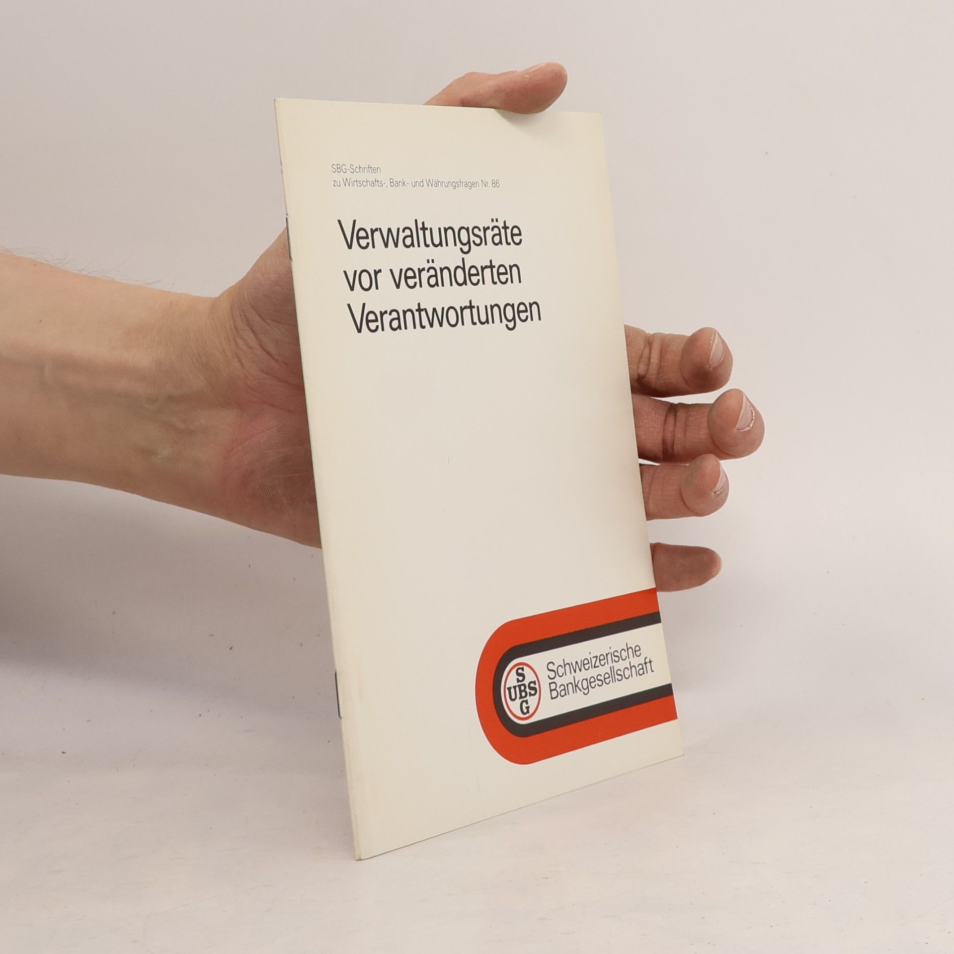 Robert Holzach Verwaltungsräte vor veränderten Verantwortungen