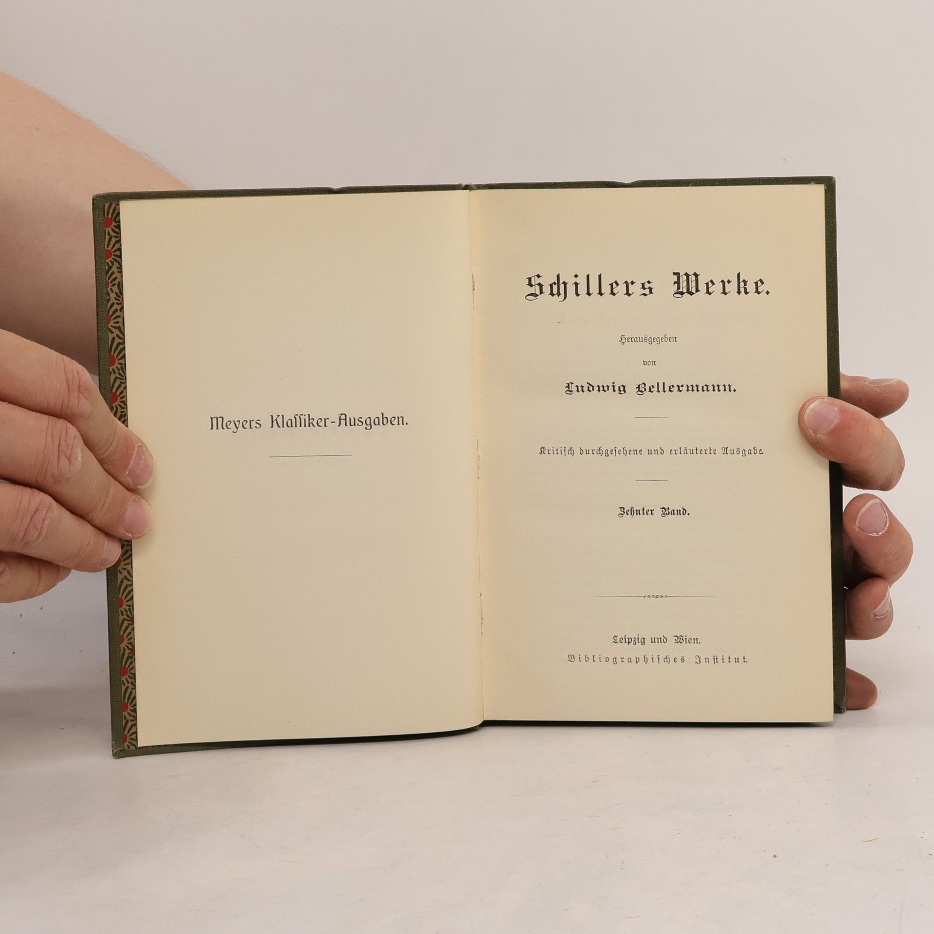 Friedrich Schiller Schillers Werke 10