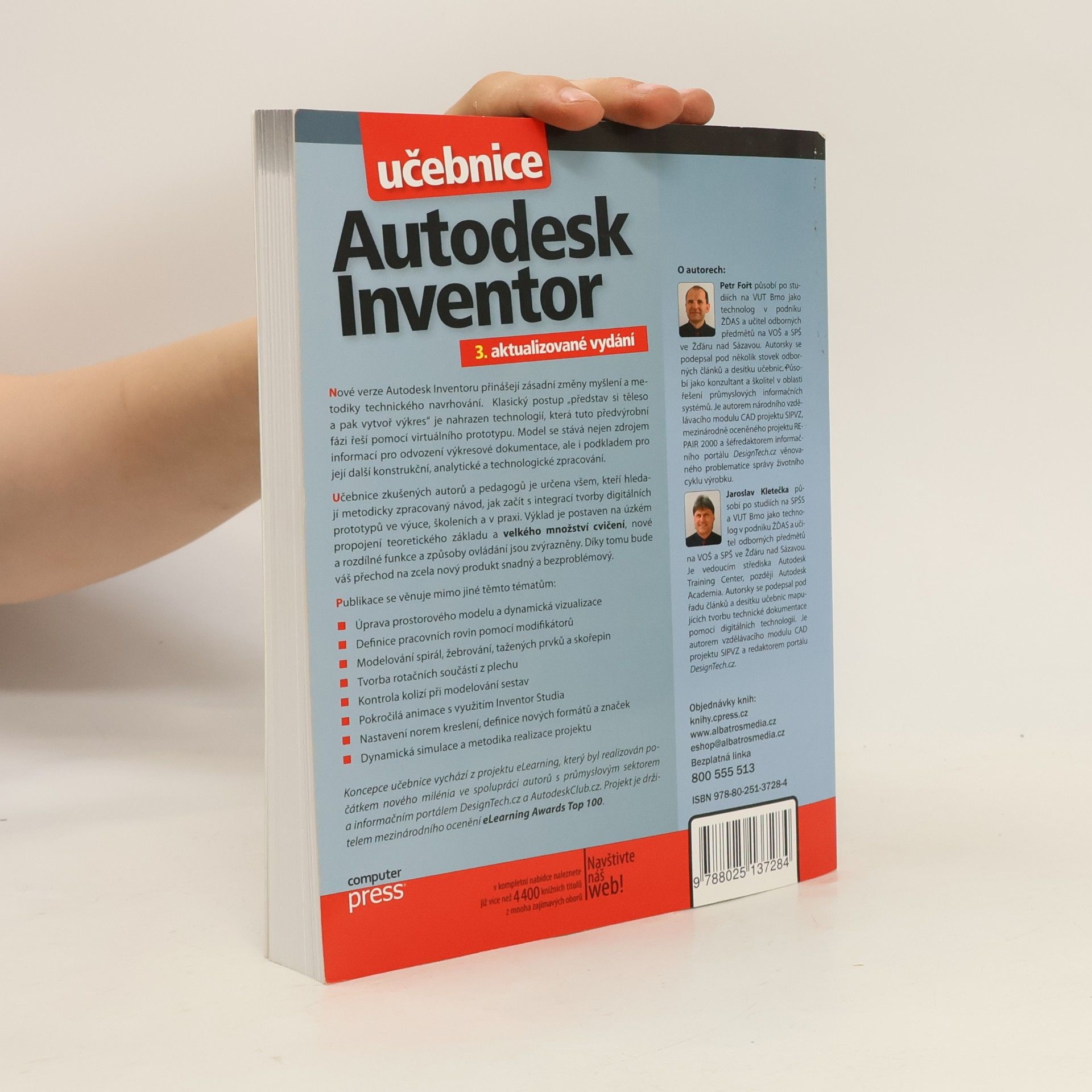 Petr Fořt Autodesk Inventor : tvorba digitálních prototypů