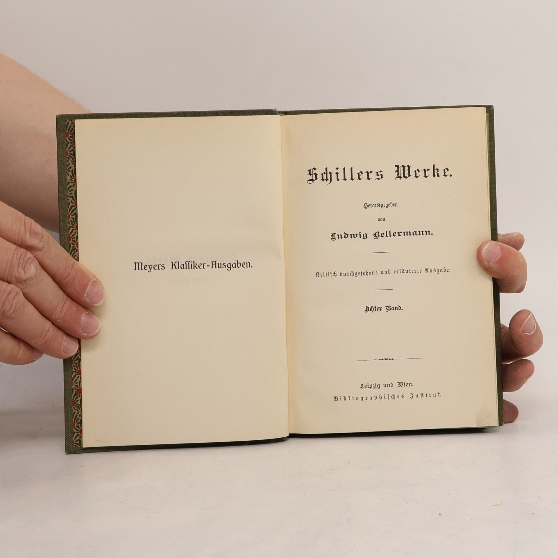 Friedrich Schiller Schillers Werke 8