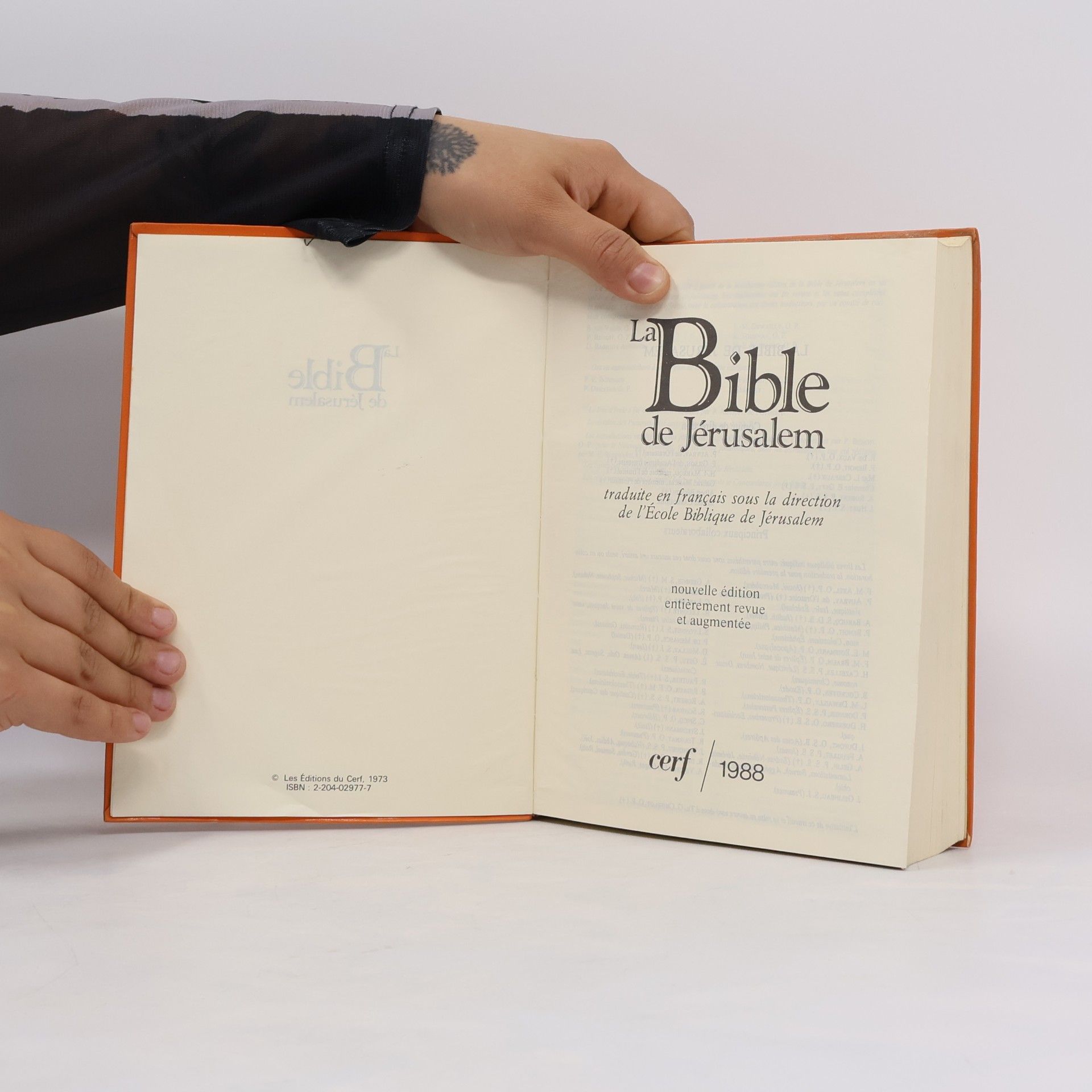 Unknown Author La Bible de Jérusalem