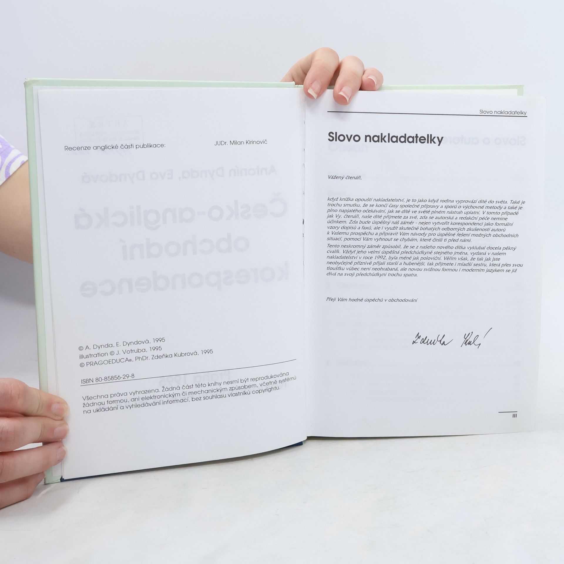 Antonín Dynda Česko-anglická obchodní korespondence