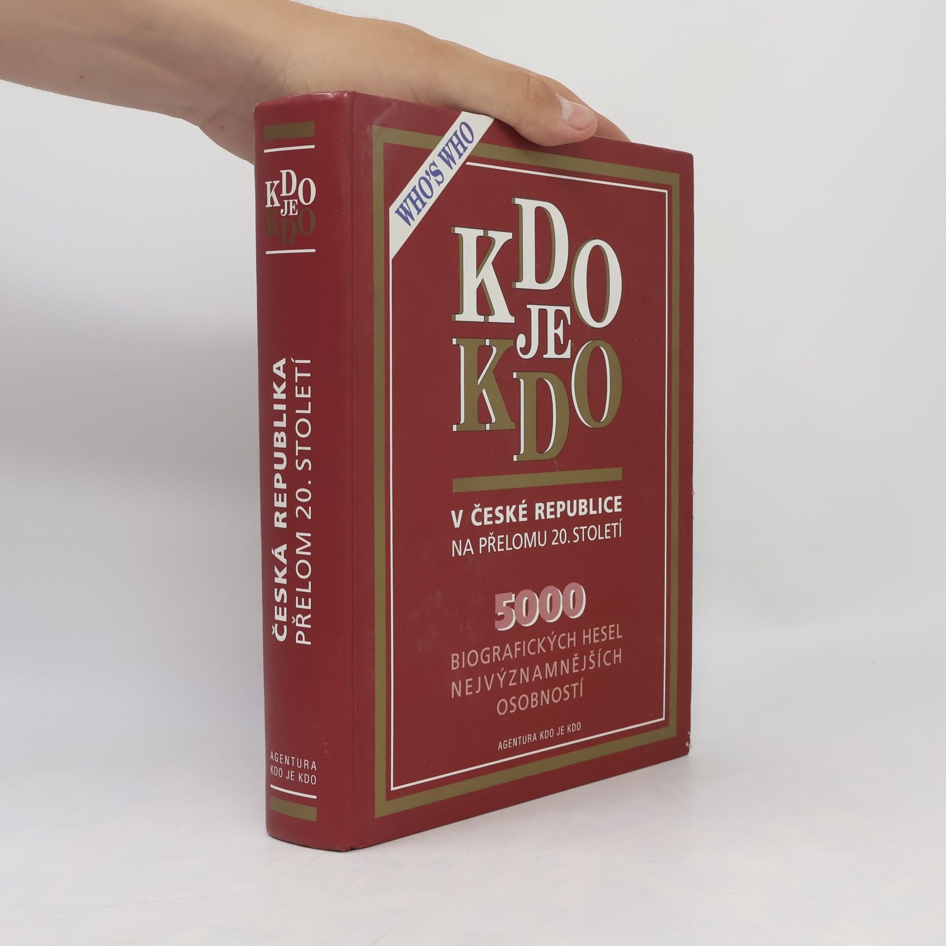 Collectif d'auteurs Kdo je kdo v České republice na přelomu 20. století