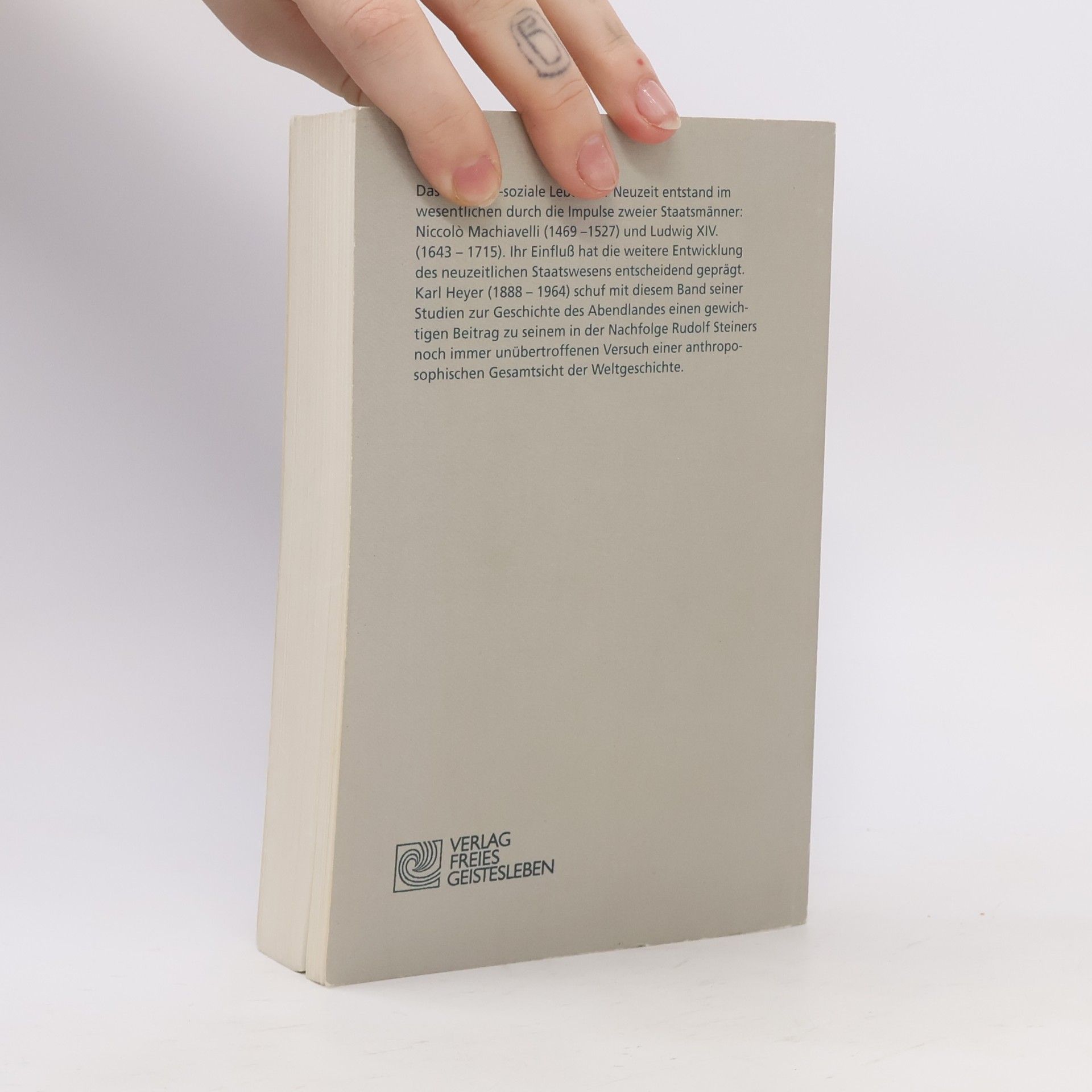 Karl Heyer Studienmaterialien zur Geschichte des Abendlandes 4