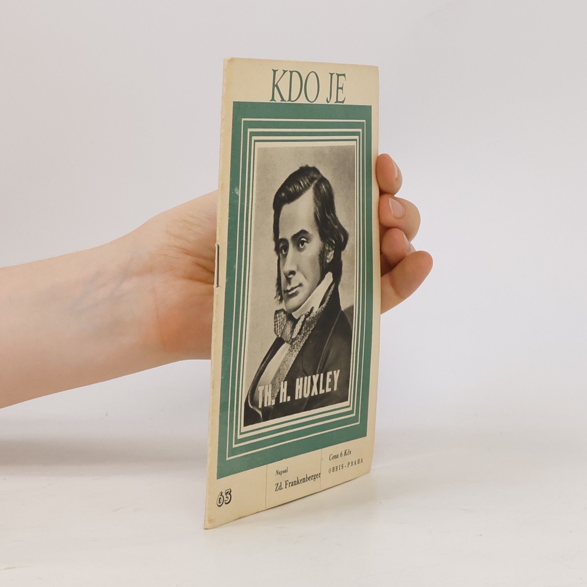 Zdeněk Frankenberger Kdo je Th. H. Huxley