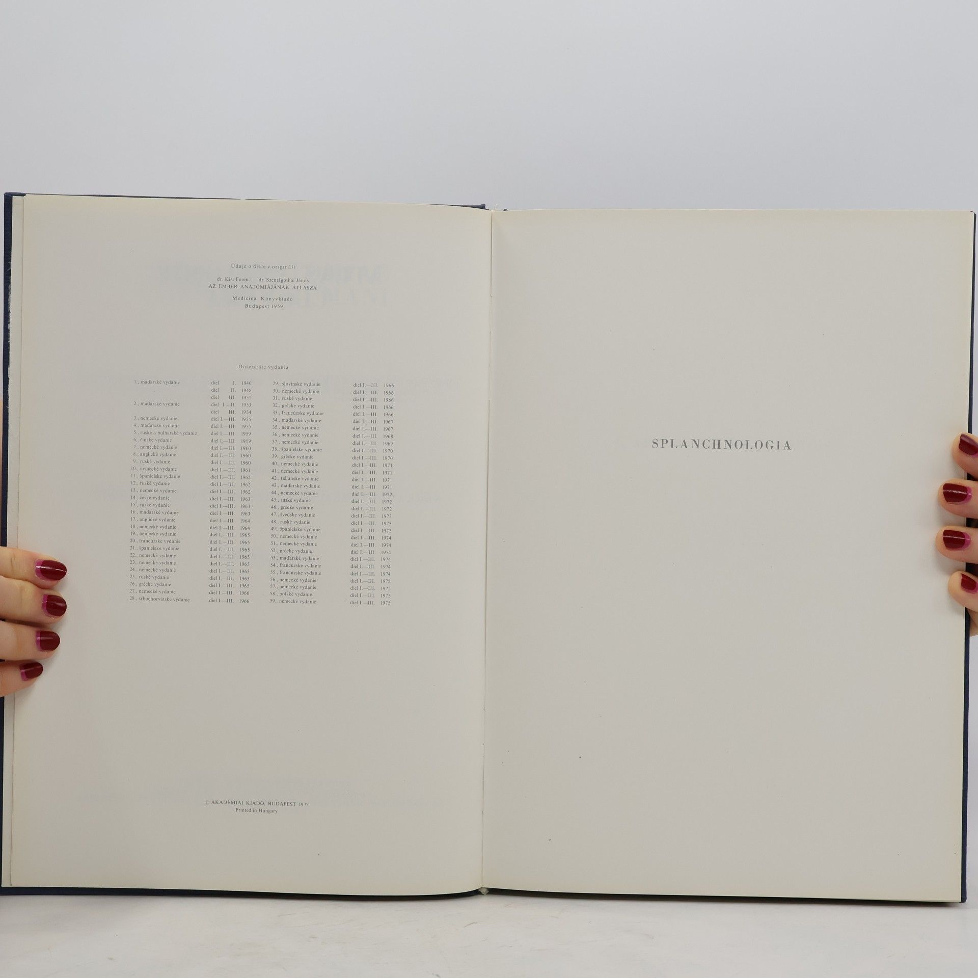 Ferenc Kiss Atlas anatómie človeka II