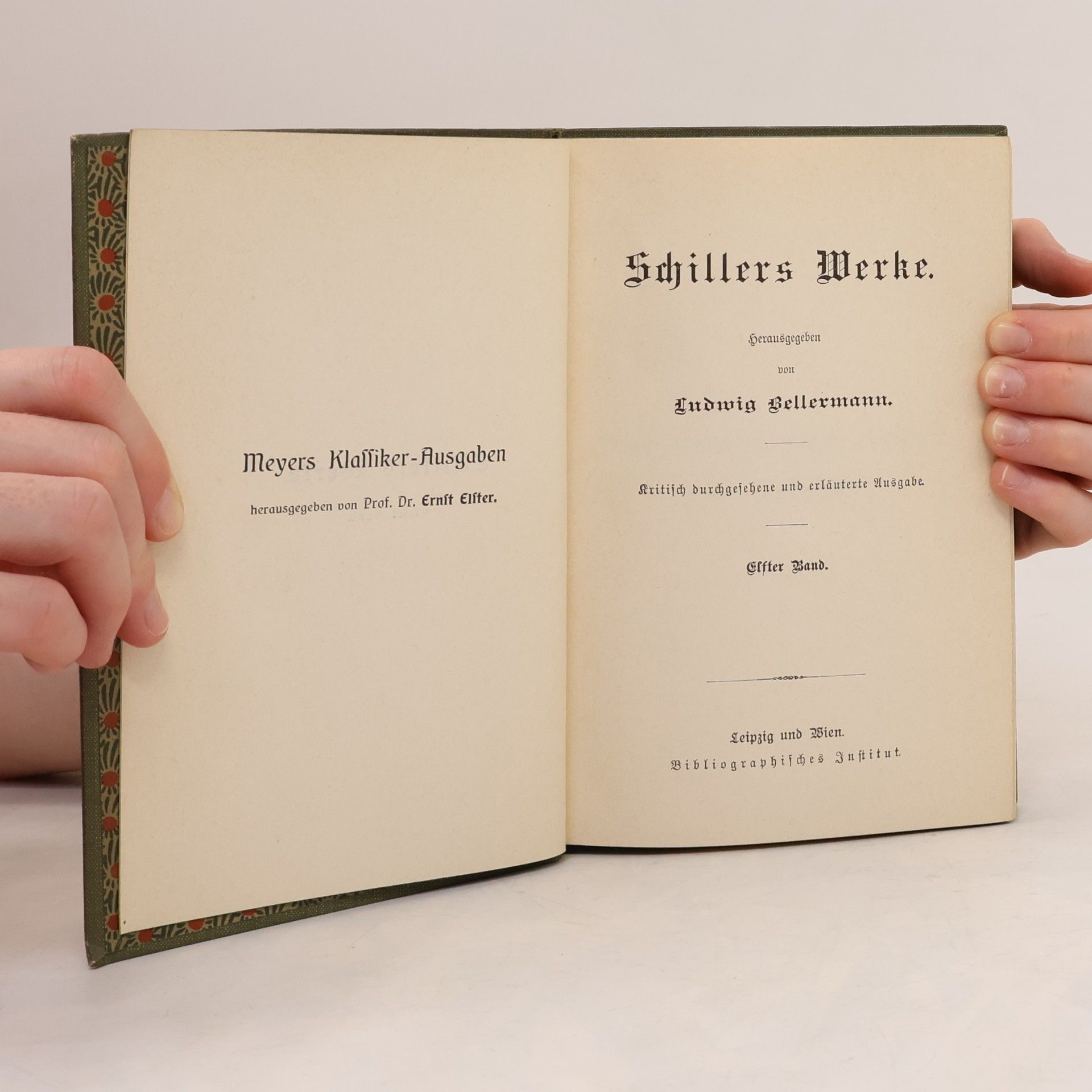 Ludwig Bellermann Schillers Werke 11