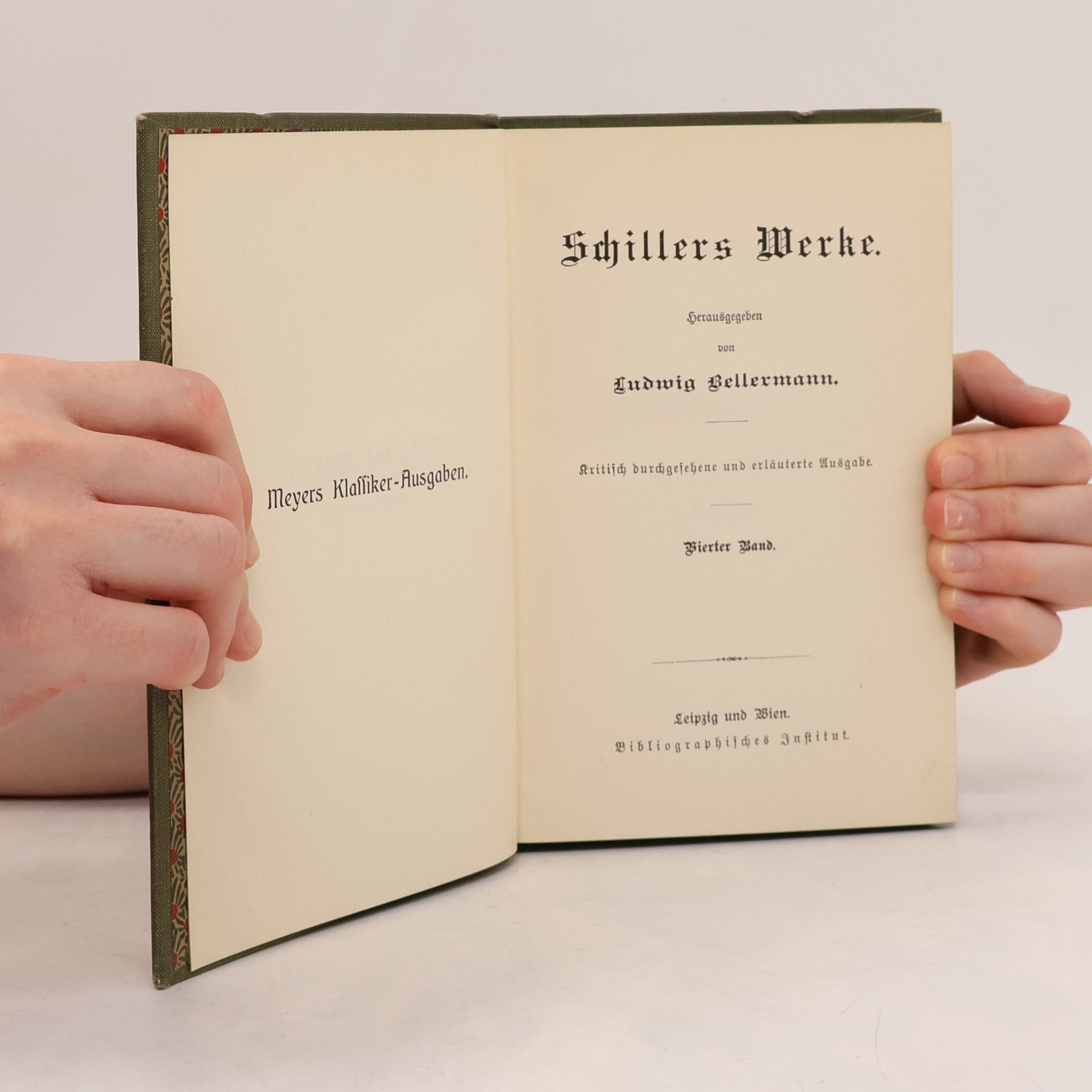 Ludwig Bellermann Schillers Werke 4