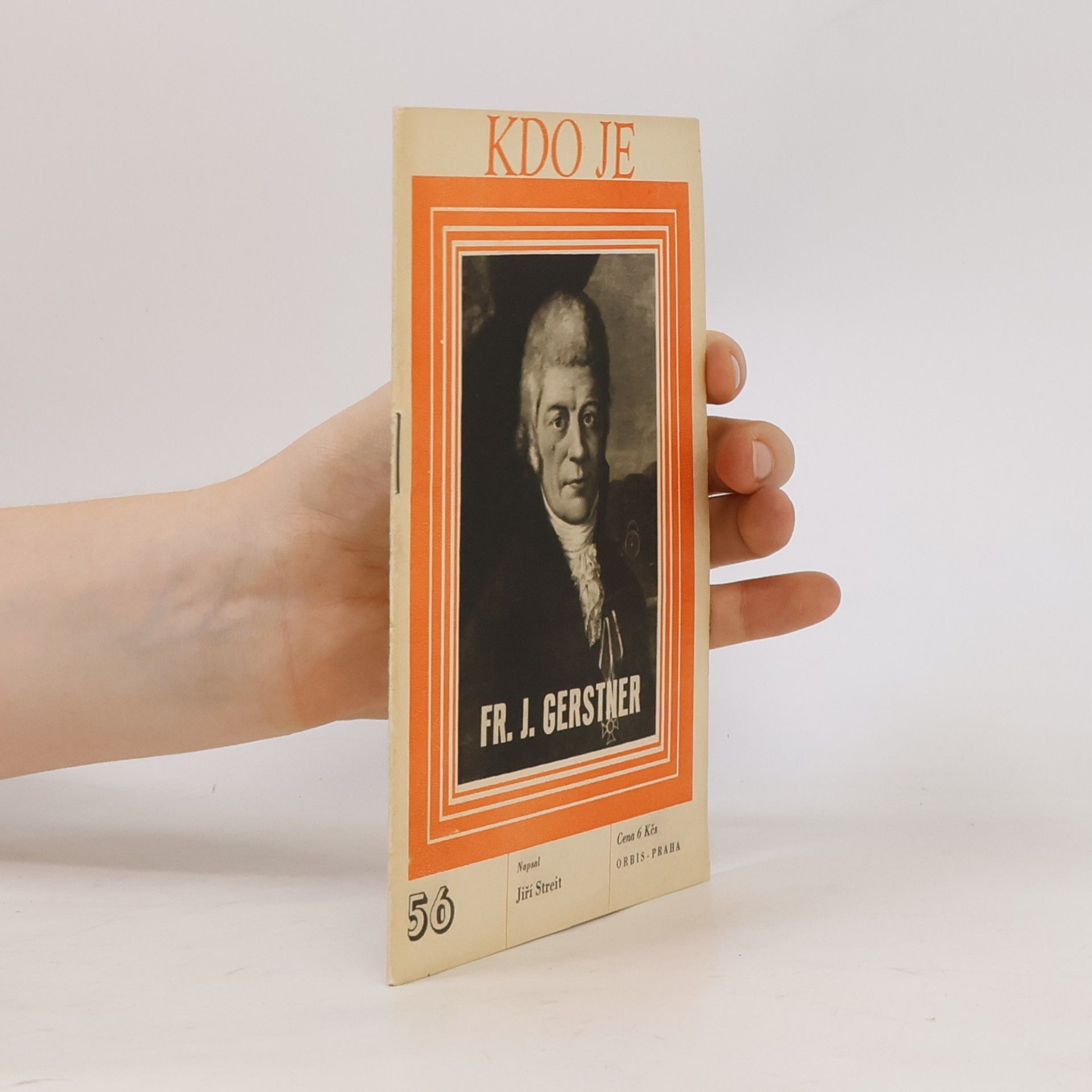 Jiří Streit Kdo je Fr. J. Gerstner