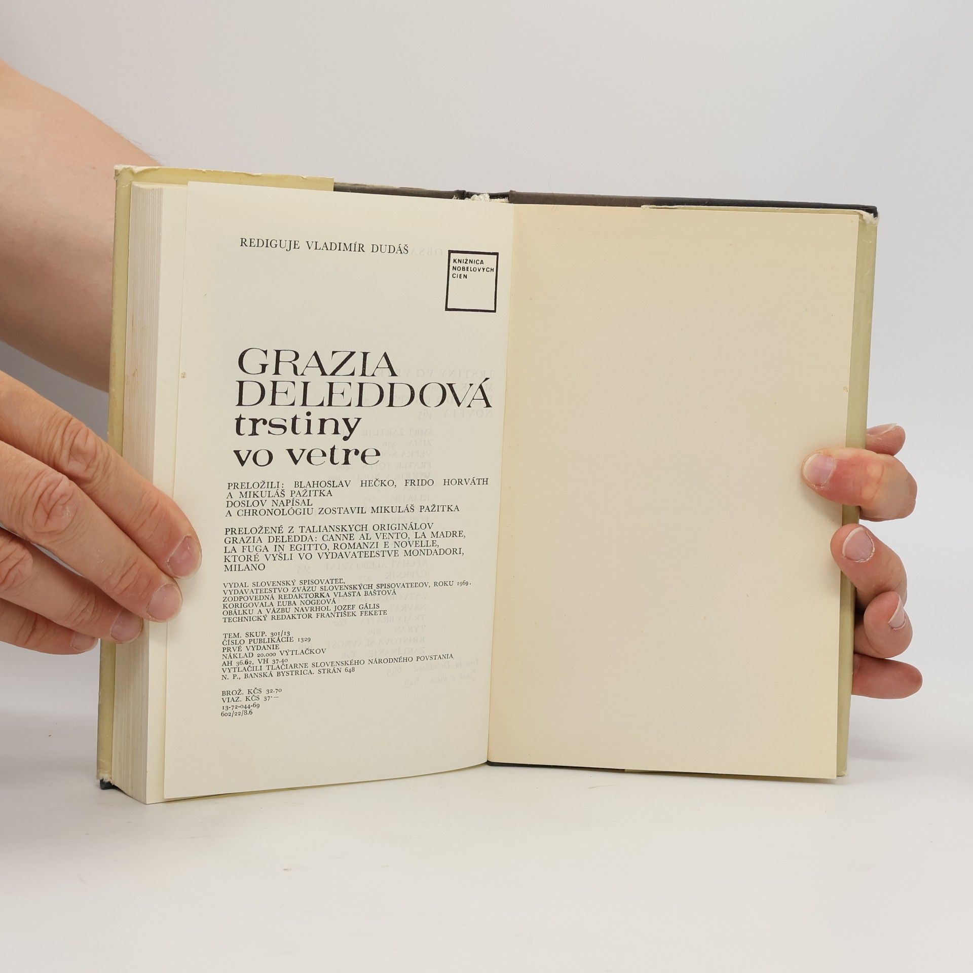 Grazia Deledda Trstiny vo vetre